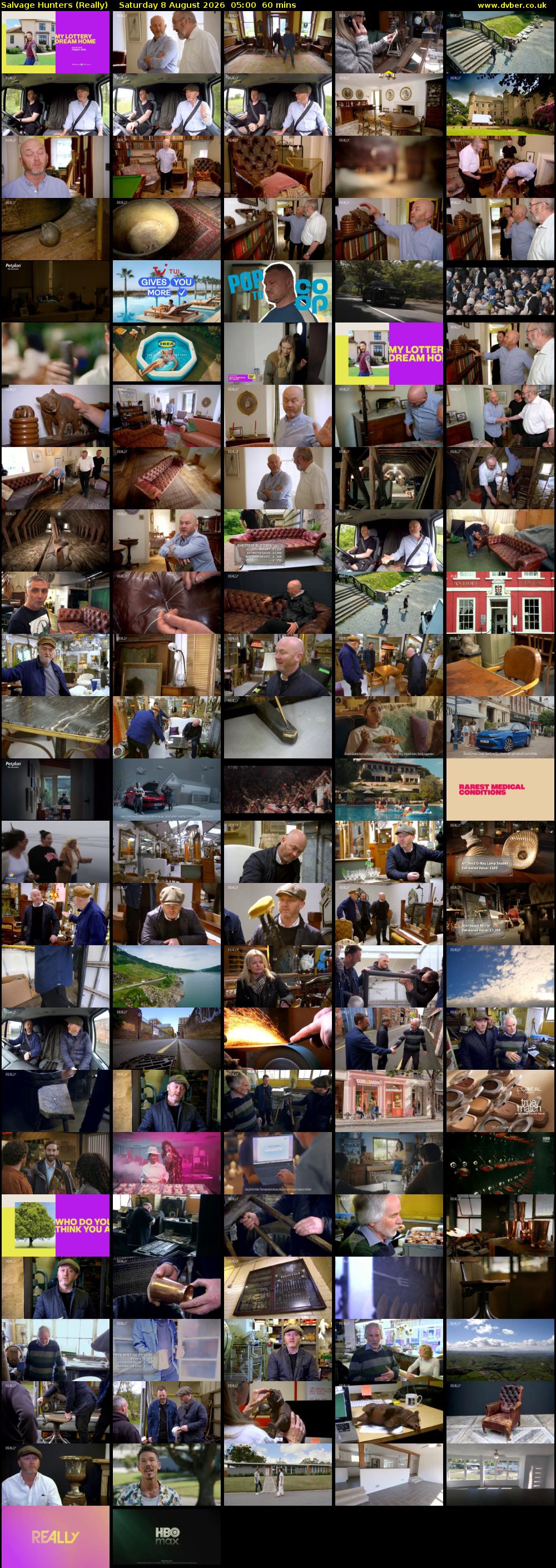Salvage Hunters (Really) Saturday 8 August 2026 05:00 - 06:00