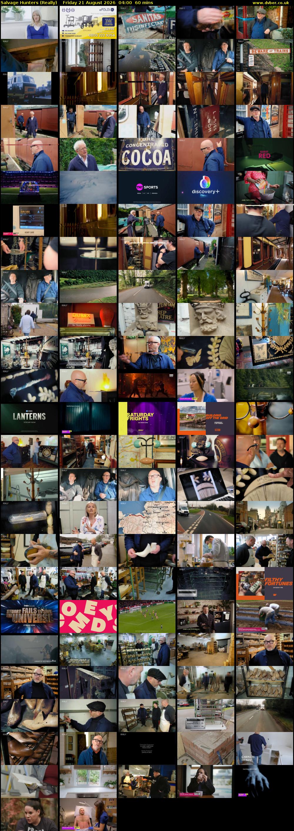 Salvage Hunters (Really) Friday 21 August 2026 04:00 - 05:00