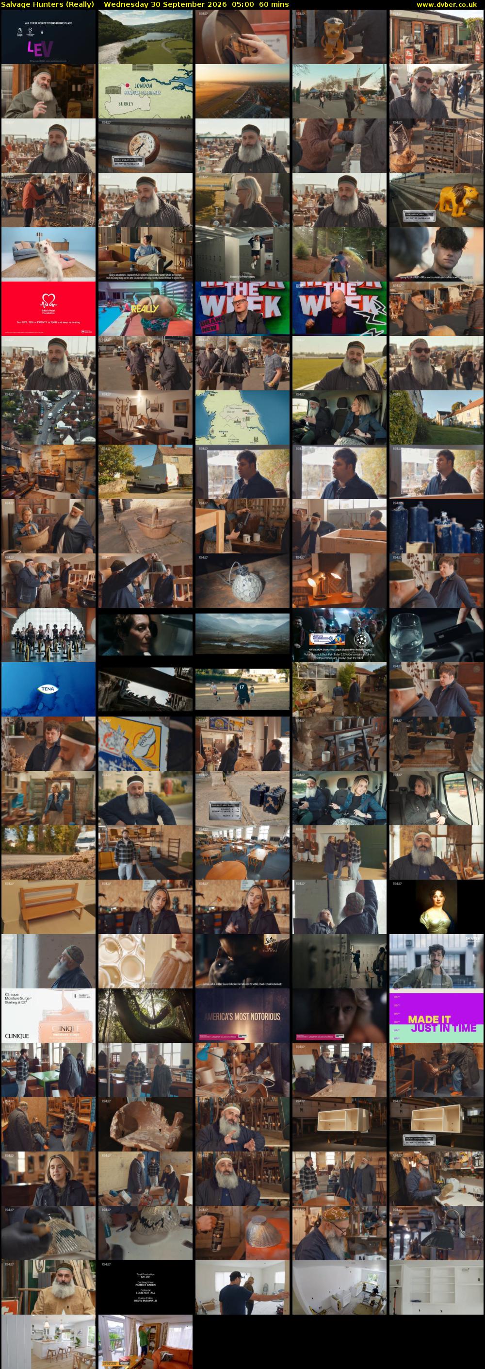 Salvage Hunters (Really) Wednesday 30 September 2026 05:00 - 06:00