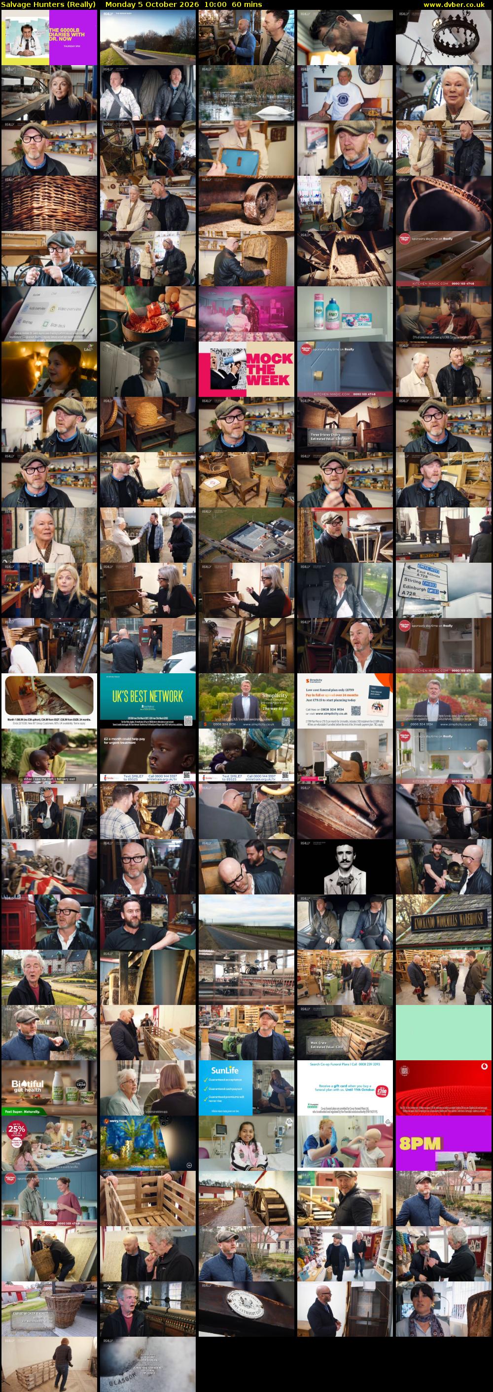 Salvage Hunters (Really) Monday 5 October 2026 10:00 - 11:00