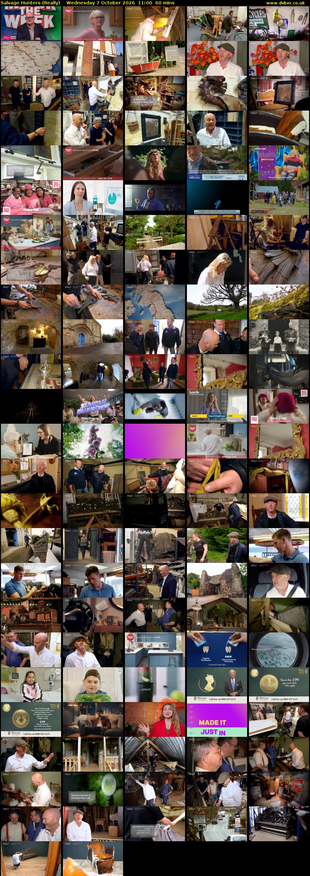 Salvage Hunters (Really) Wednesday 7 October 2026 11:00 - 12:00