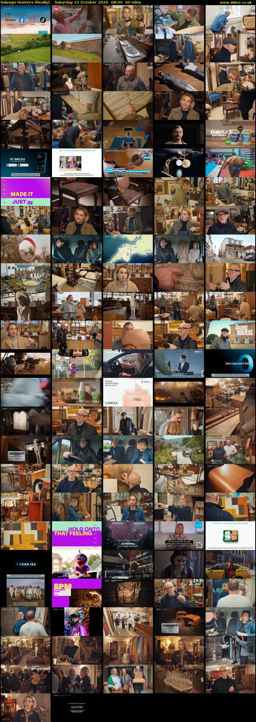 Salvage Hunters (Really) Saturday 10 October 2026 08:00 - 09:00