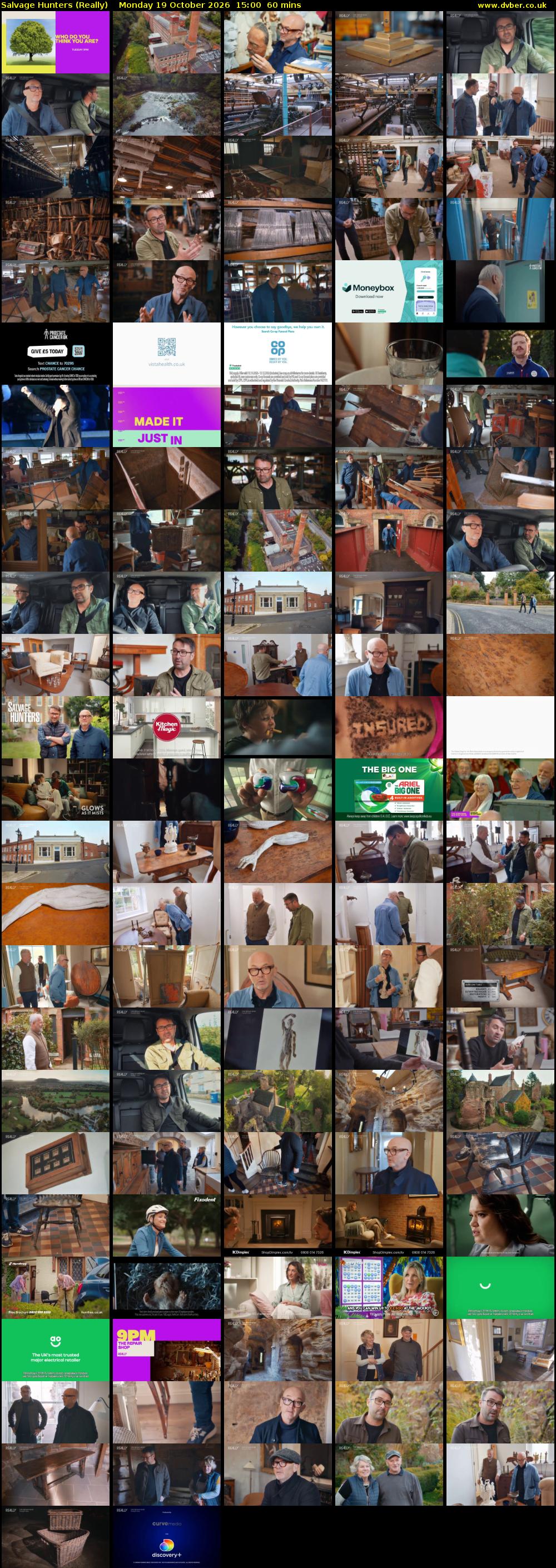 Salvage Hunters (Really) Monday 19 October 2026 15:00 - 16:00
