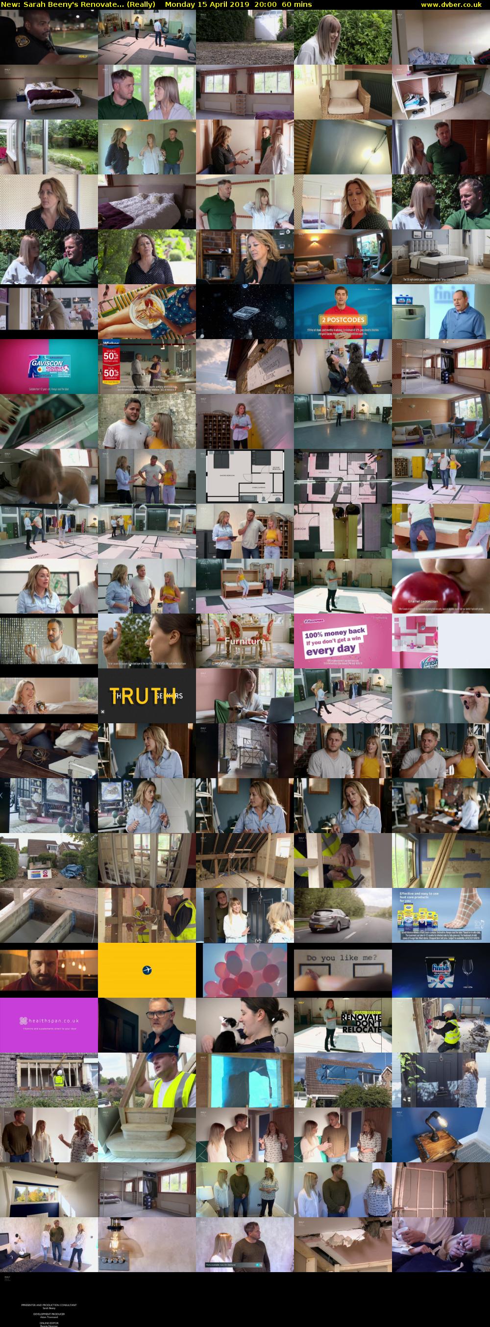 Sarah Beeny's Renovate... (Really) Monday 15 April 2019 20:00 - 21:00