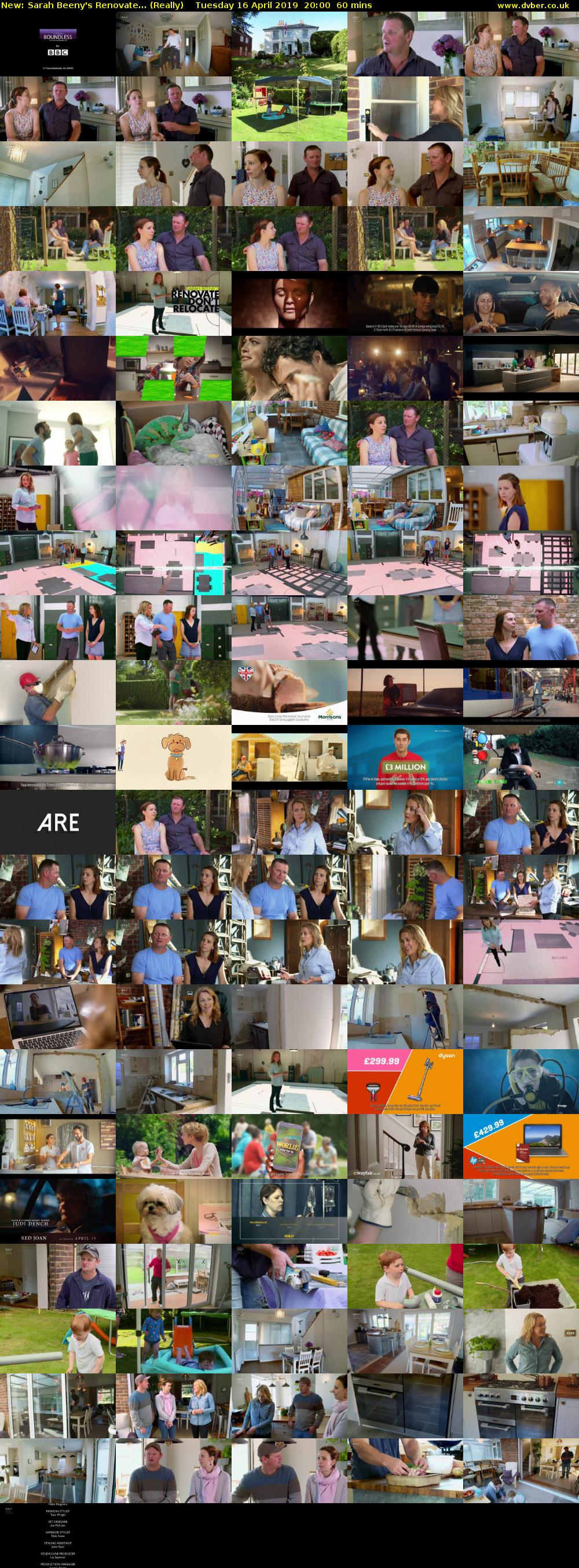 Sarah Beeny's Renovate... (Really) Tuesday 16 April 2019 20:00 - 21:00
