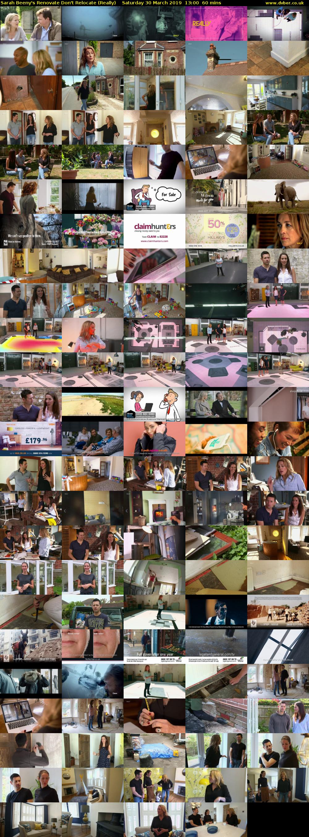 Sarah Beeny's Renovate Don't Relocate (Really) Saturday 30 March 2019 13:00 - 14:00