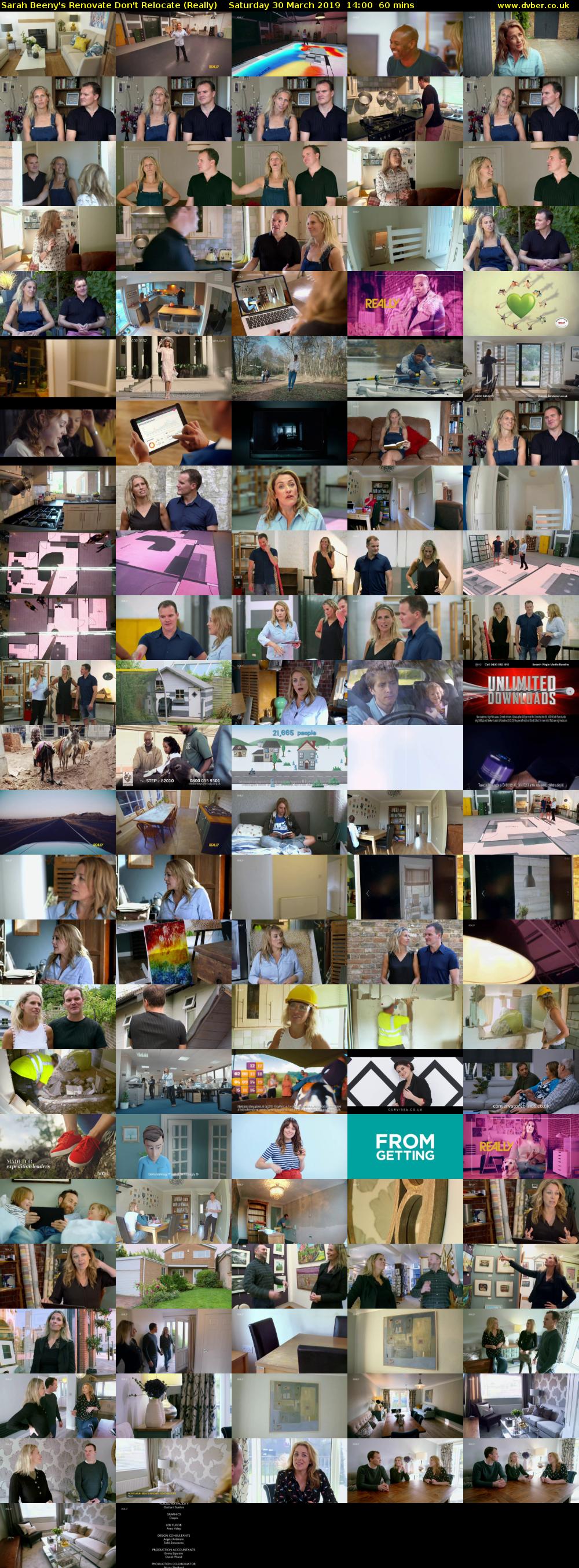 Sarah Beeny's Renovate Don't Relocate (Really) Saturday 30 March 2019 14:00 - 15:00