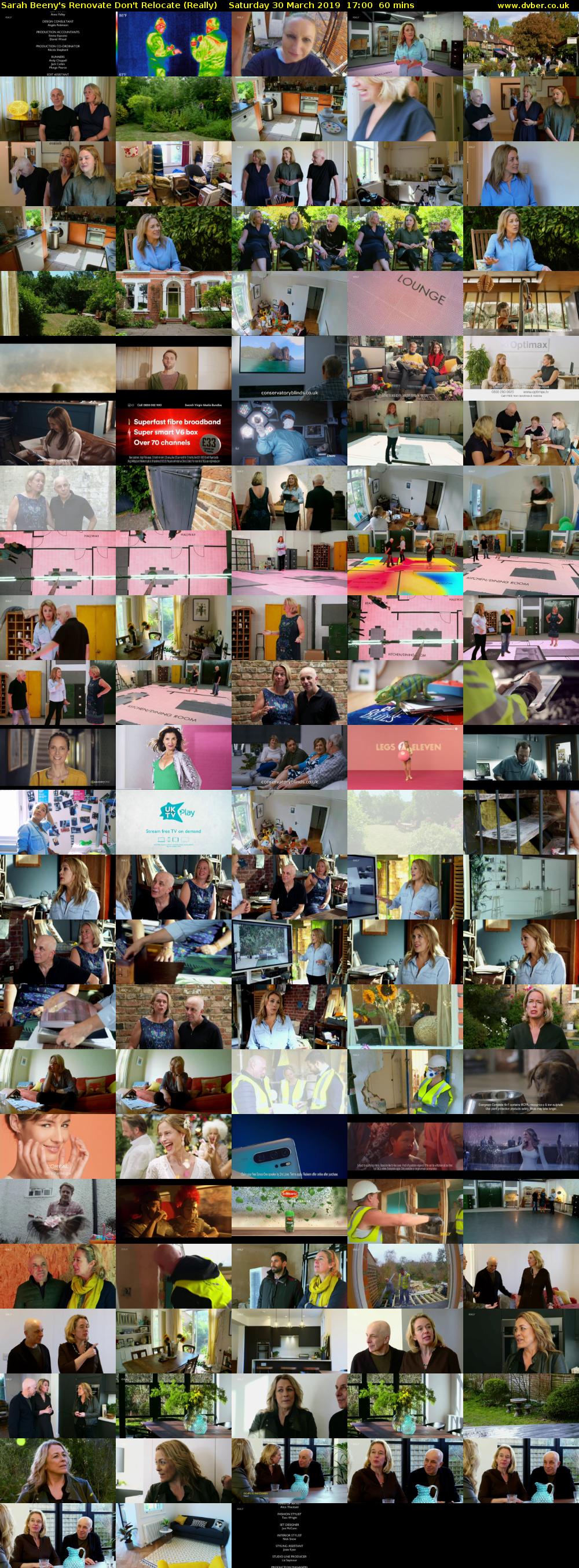 Sarah Beeny's Renovate Don't Relocate (Really) Saturday 30 March 2019 17:00 - 18:00