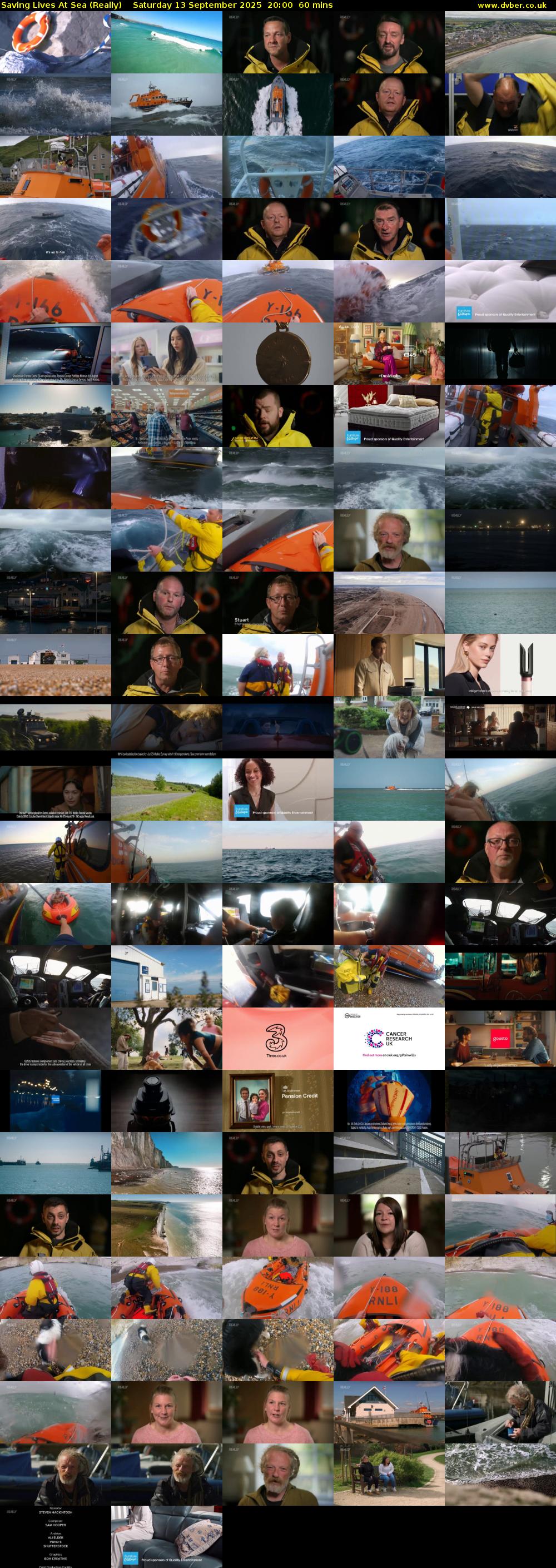 Saving Lives At Sea (Really) Saturday 13 September 2025 20:00 - 21:00