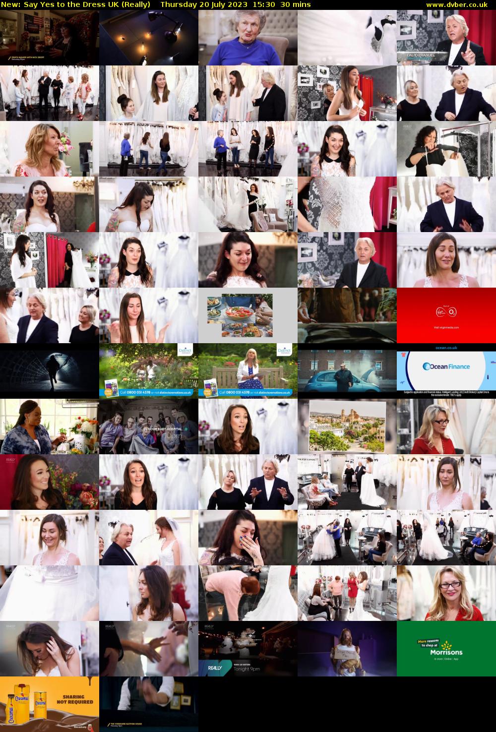 Say Yes to the Dress UK (Really) Thursday 20 July 2023 15:30 - 16:00