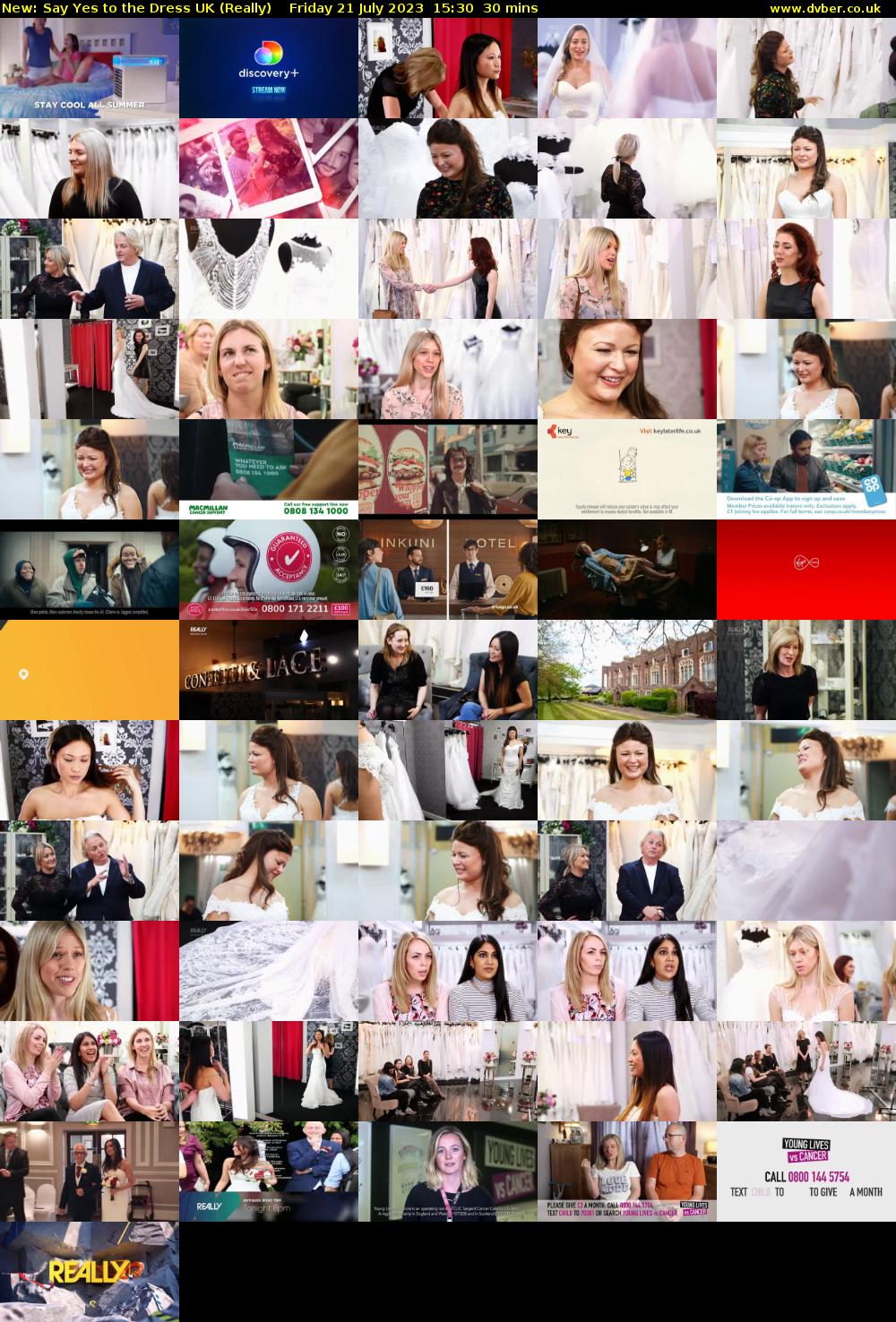 Say Yes to the Dress UK (Really) Friday 21 July 2023 15:30 - 16:00