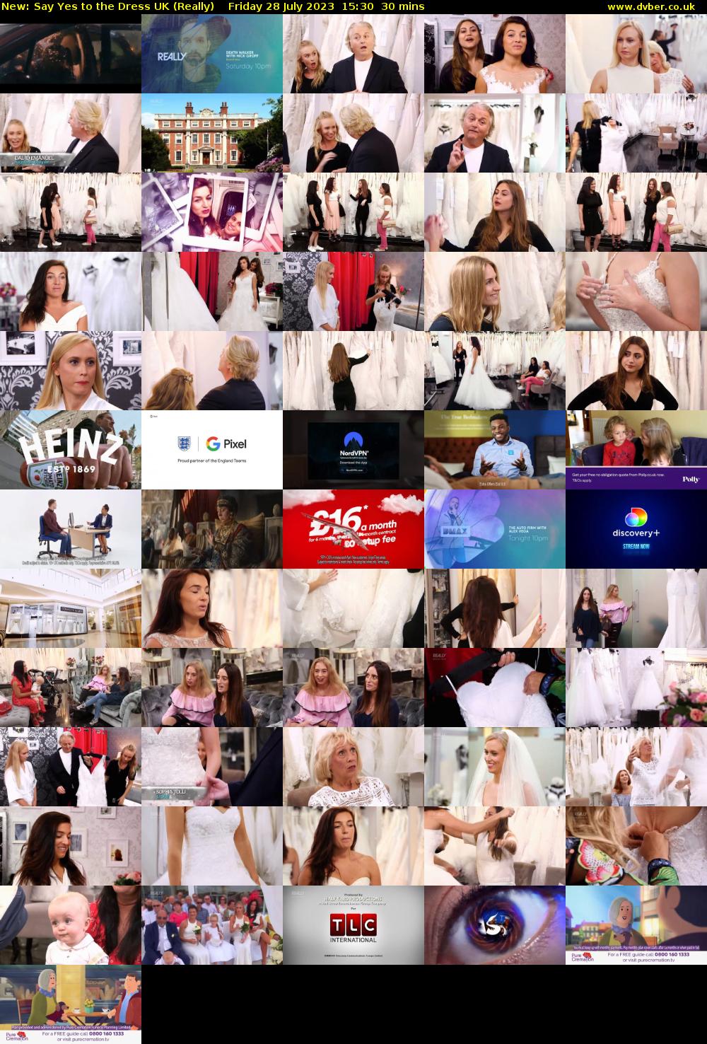 Say Yes to the Dress UK (Really) Friday 28 July 2023 15:30 - 16:00