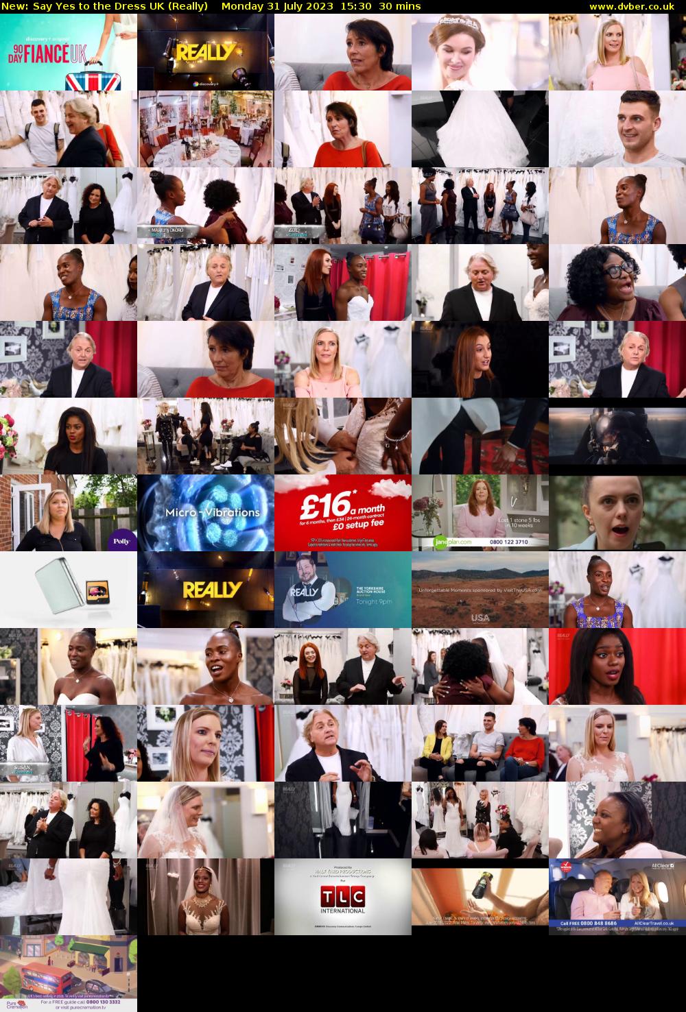 Say Yes to the Dress UK (Really) Monday 31 July 2023 15:30 - 16:00