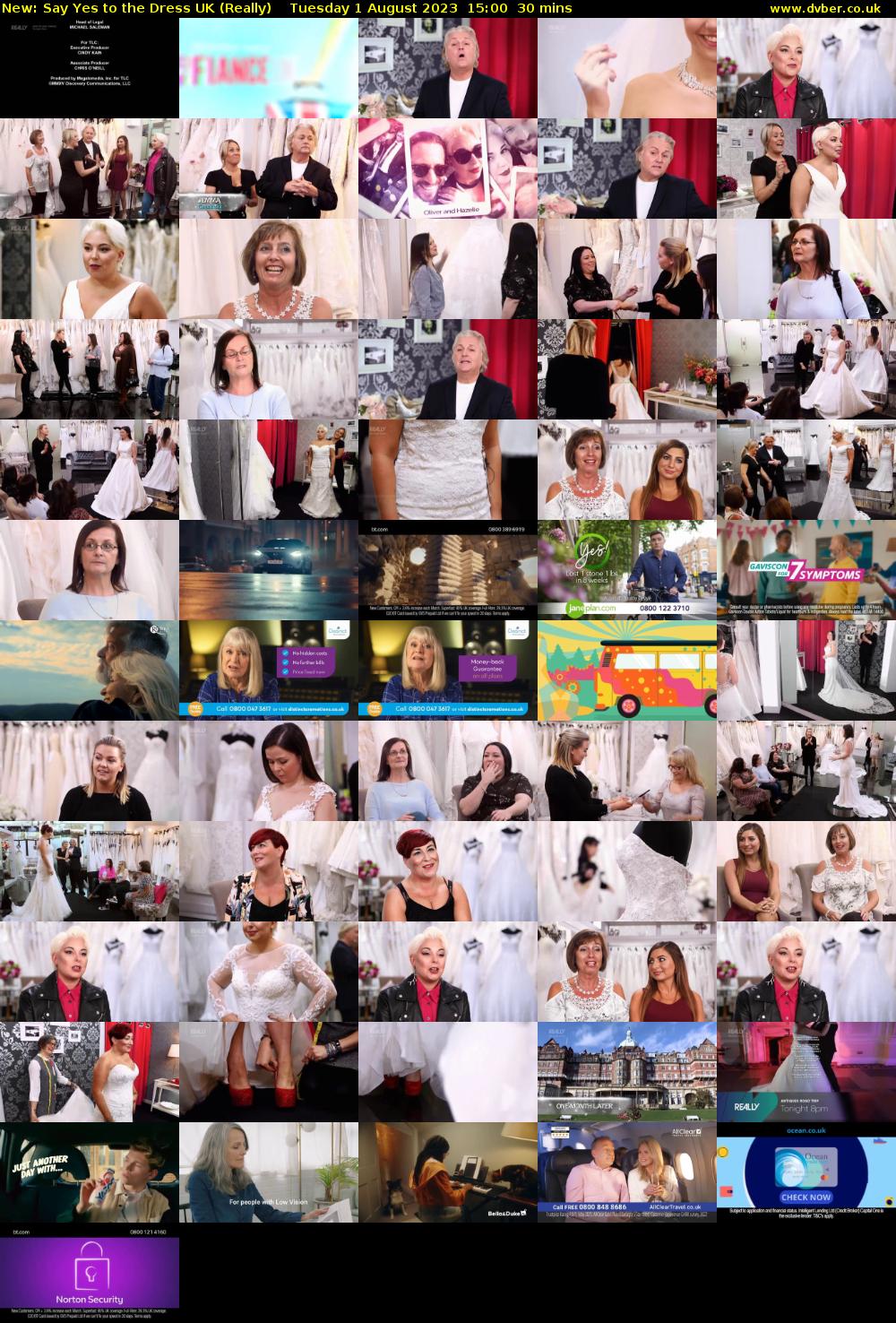 Say Yes to the Dress UK (Really) Tuesday 1 August 2023 15:00 - 15:30