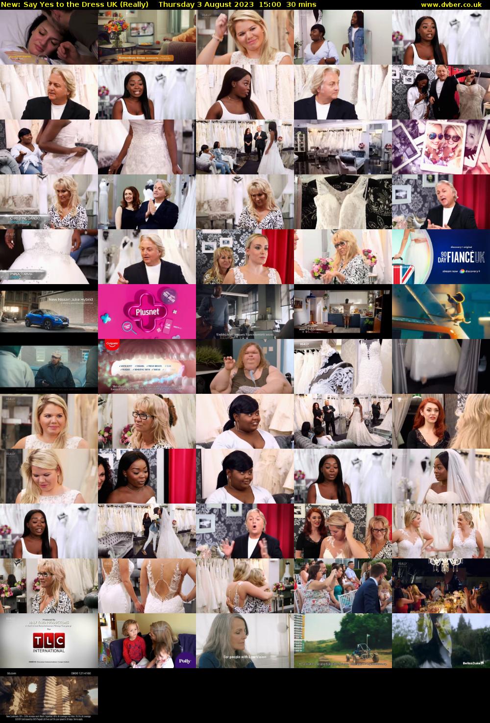 Say Yes to the Dress UK (Really) Thursday 3 August 2023 15:00 - 15:30