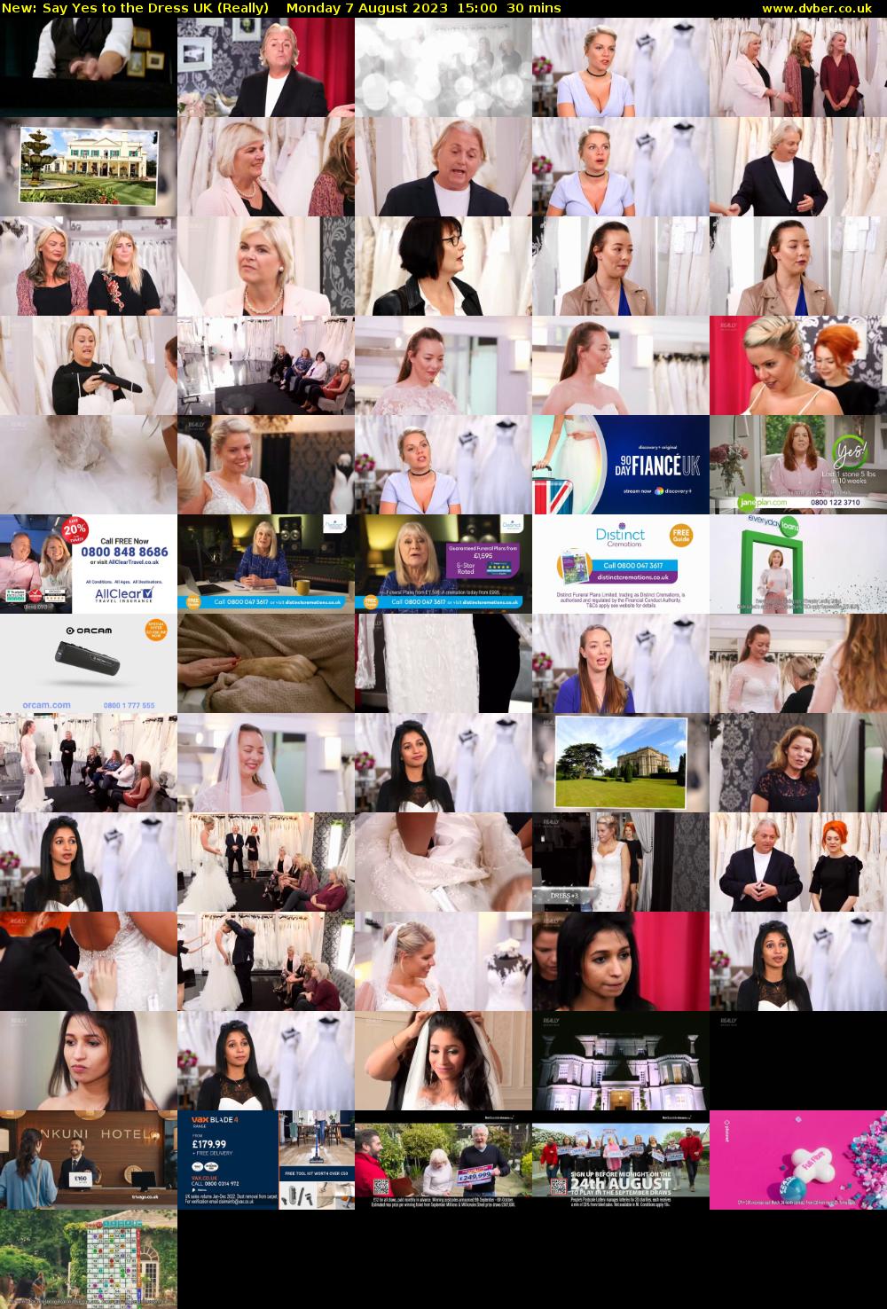 Say Yes to the Dress UK (Really) Monday 7 August 2023 15:00 - 15:30
