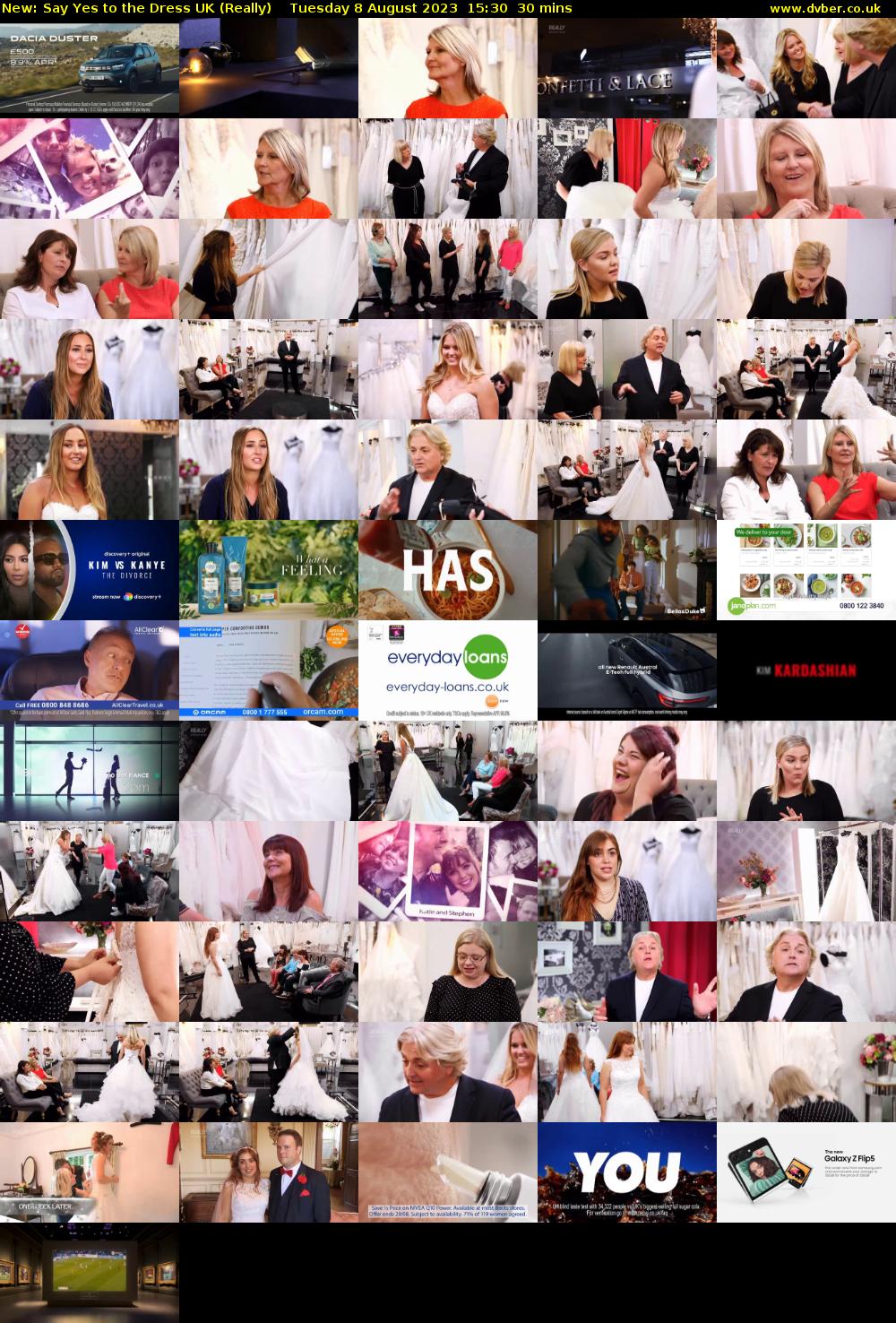 Say Yes to the Dress UK (Really) Tuesday 8 August 2023 15:30 - 16:00
