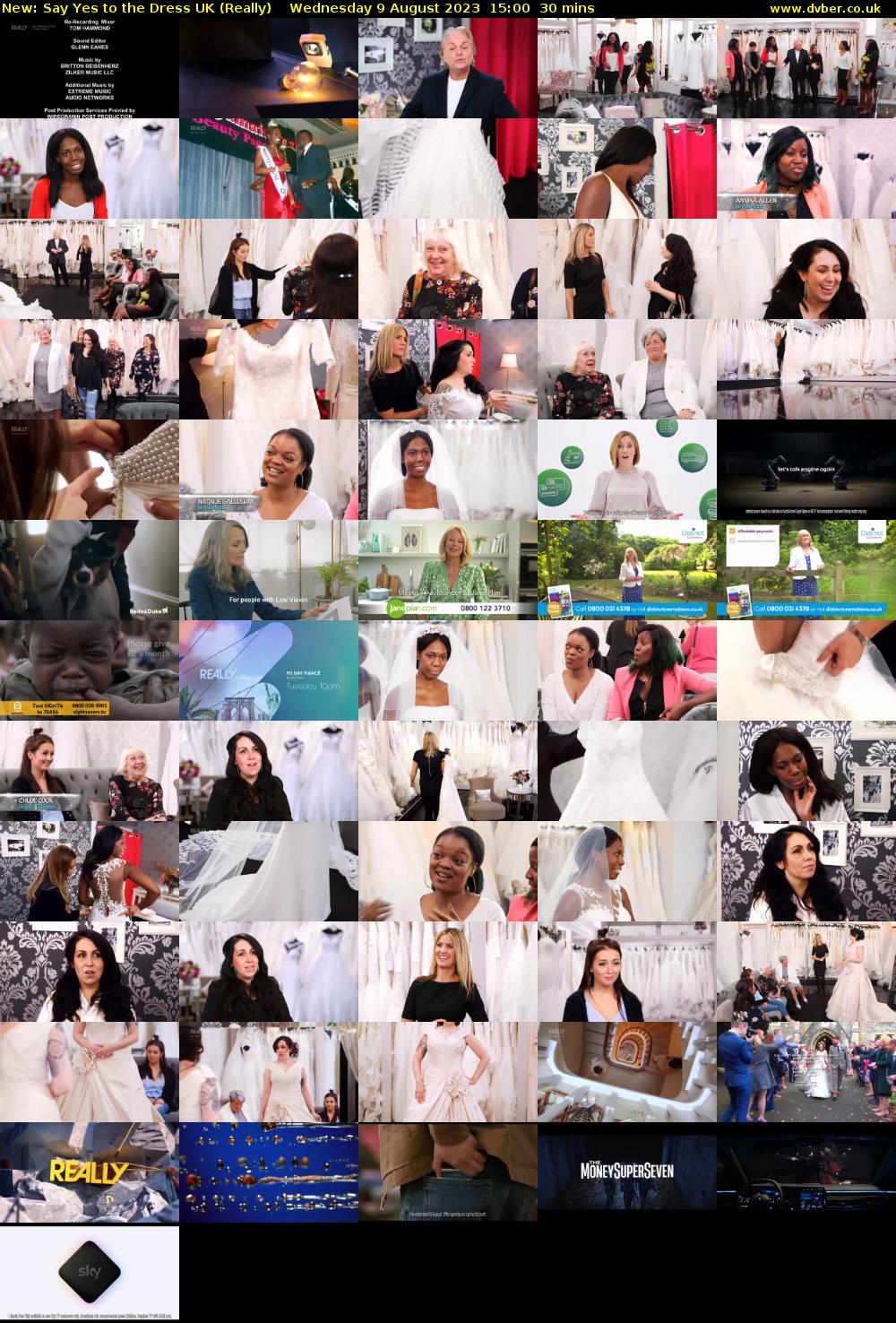 Say Yes to the Dress UK (Really) Wednesday 9 August 2023 15:00 - 15:30