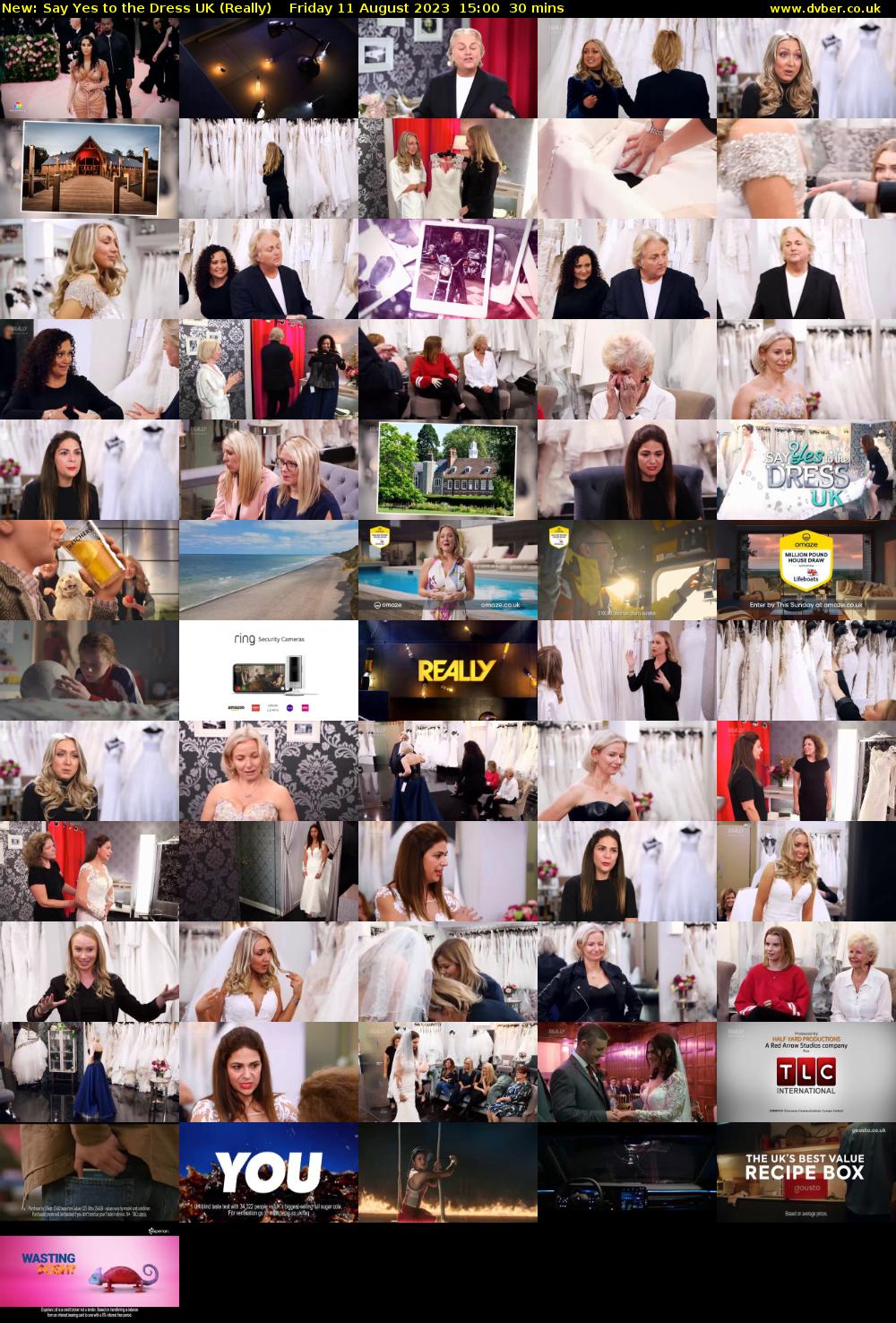 Say Yes to the Dress UK (Really) Friday 11 August 2023 15:00 - 15:30