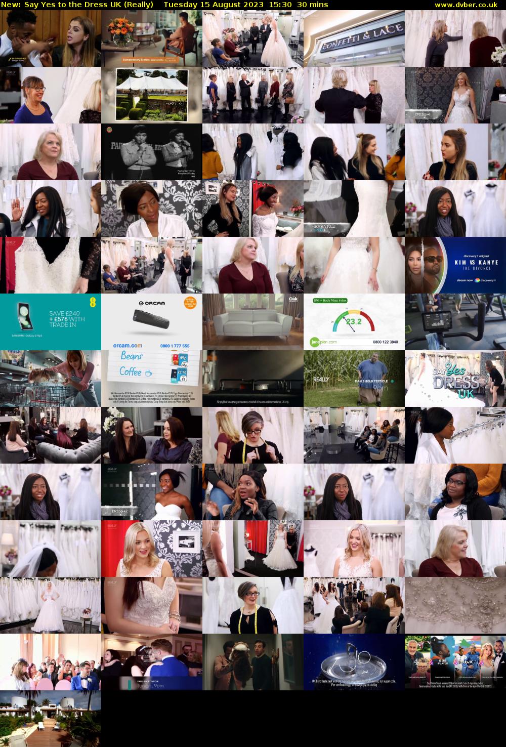 Say Yes to the Dress UK (Really) Tuesday 15 August 2023 15:30 - 16:00