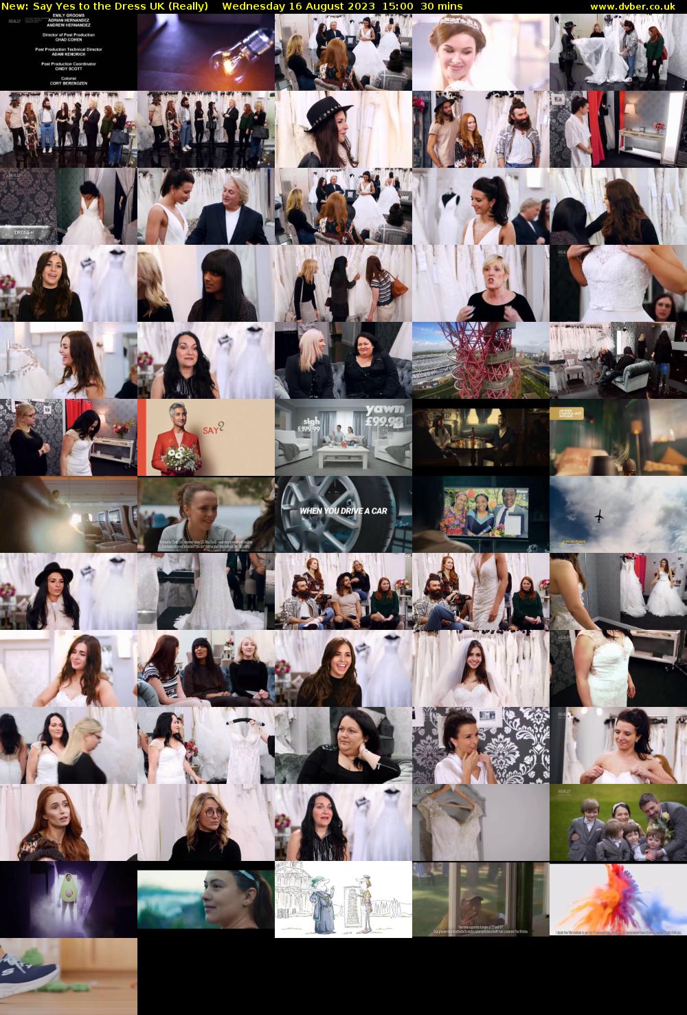 Say Yes to the Dress UK (Really) Wednesday 16 August 2023 15:00 - 15:30