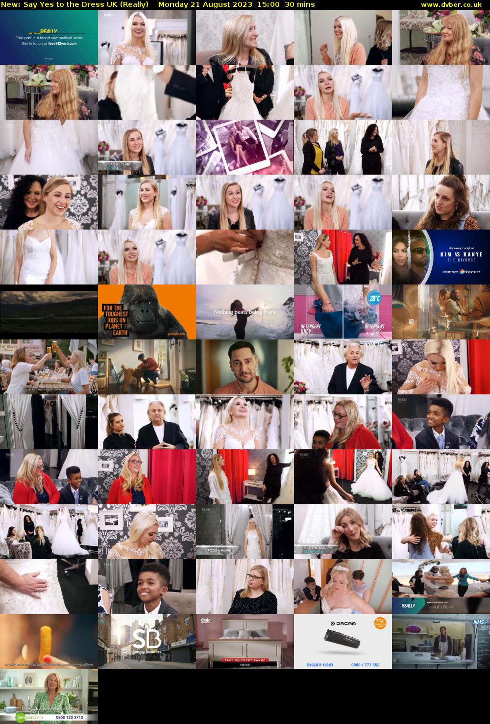 Say Yes to the Dress UK (Really) Monday 21 August 2023 15:00 - 15:30