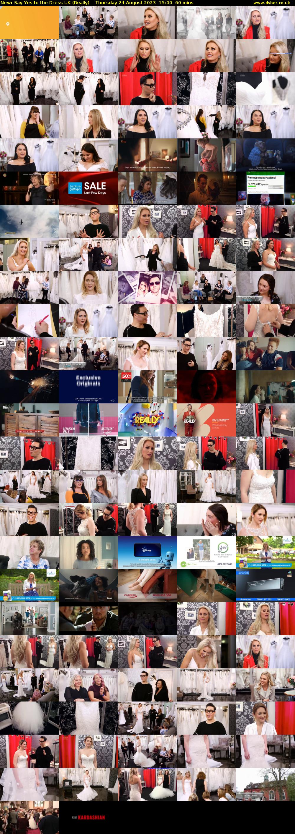 Say Yes to the Dress UK (Really) Thursday 24 August 2023 15:00 - 16:00