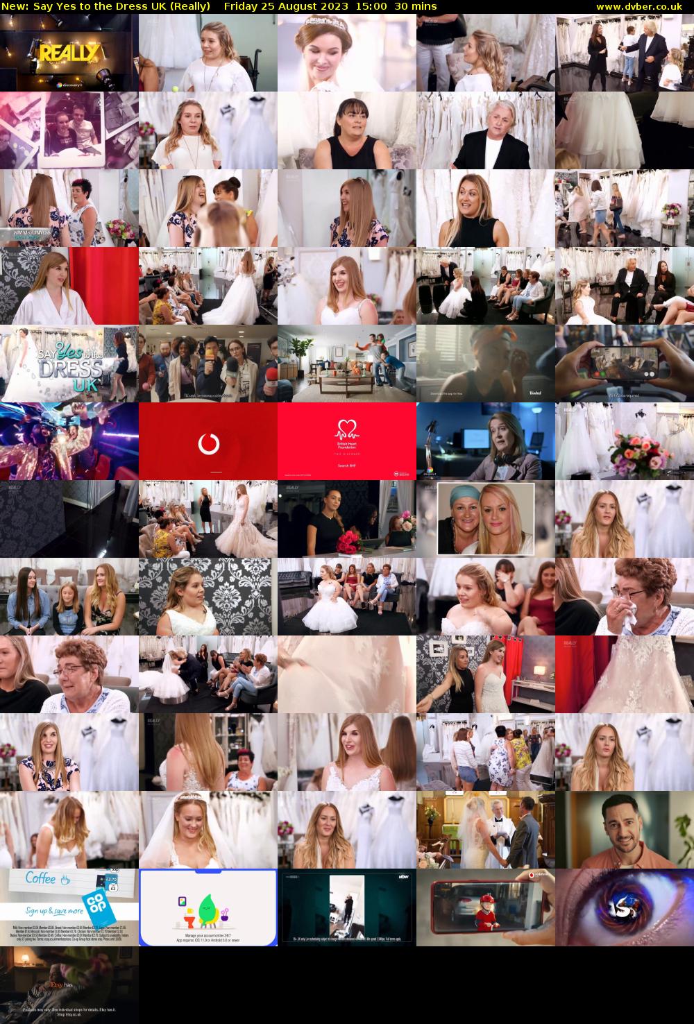 Say Yes to the Dress UK (Really) Friday 25 August 2023 15:00 - 15:30