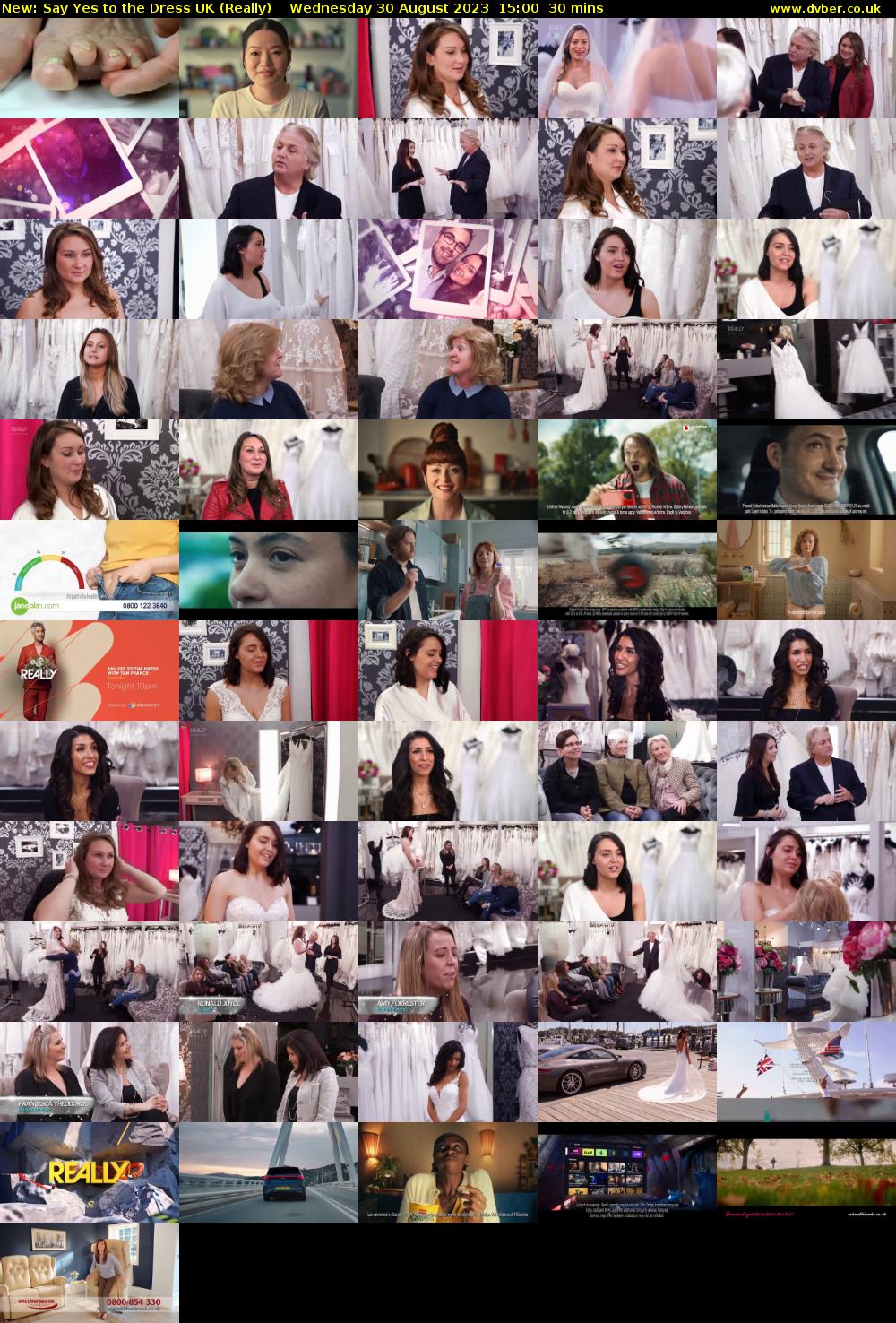 Say Yes to the Dress UK (Really) Wednesday 30 August 2023 15:00 - 15:30