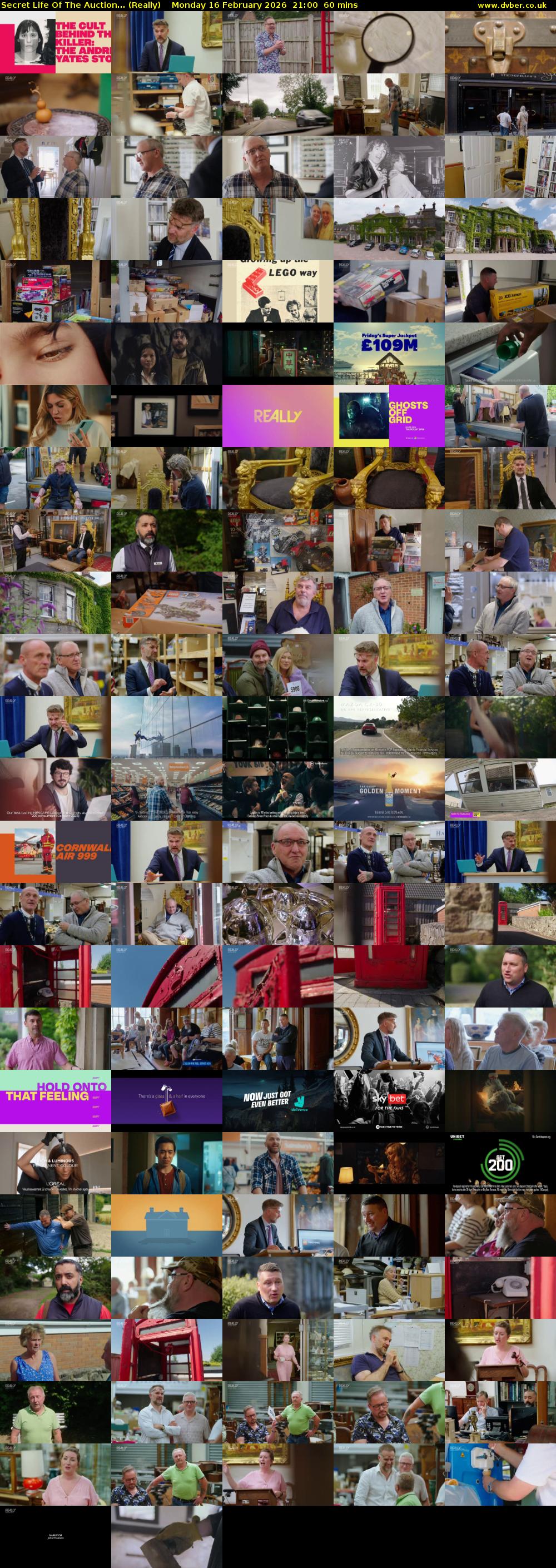 Secret Life Of The Auction... (Really) Monday 16 February 2026 21:00 - 22:00