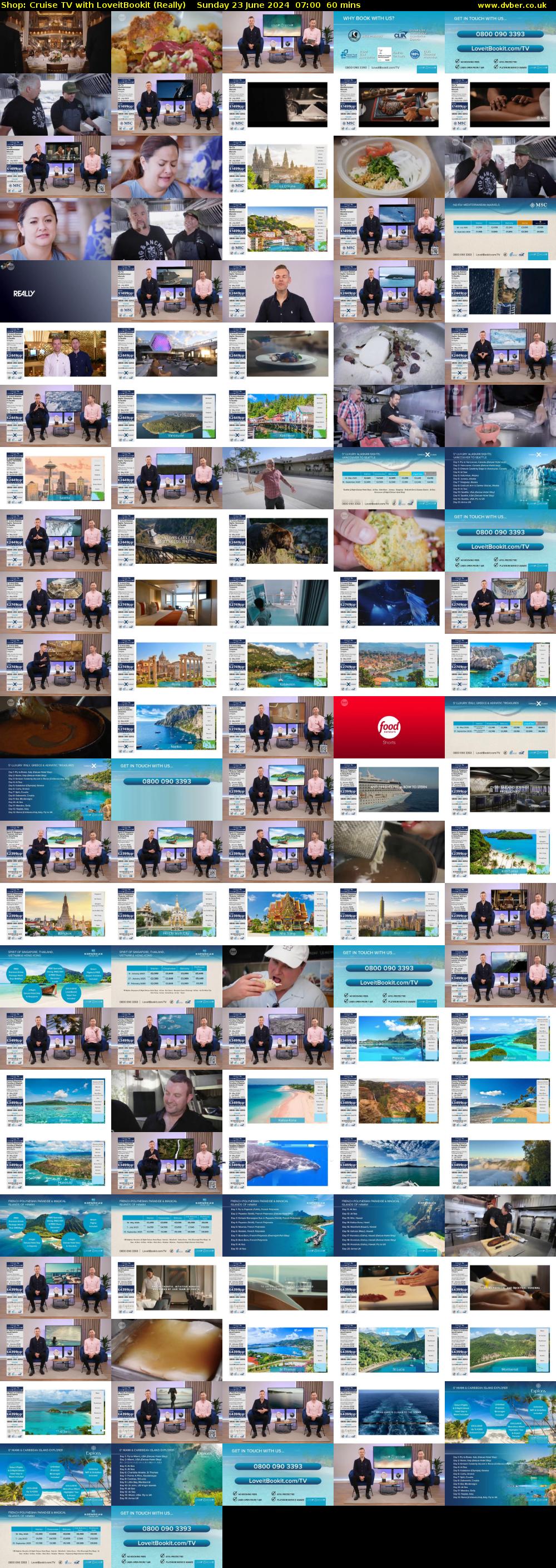 Shop: Cruise TV with LoveitBookit (Really) Sunday 23 June 2024 07:00 - 08:00