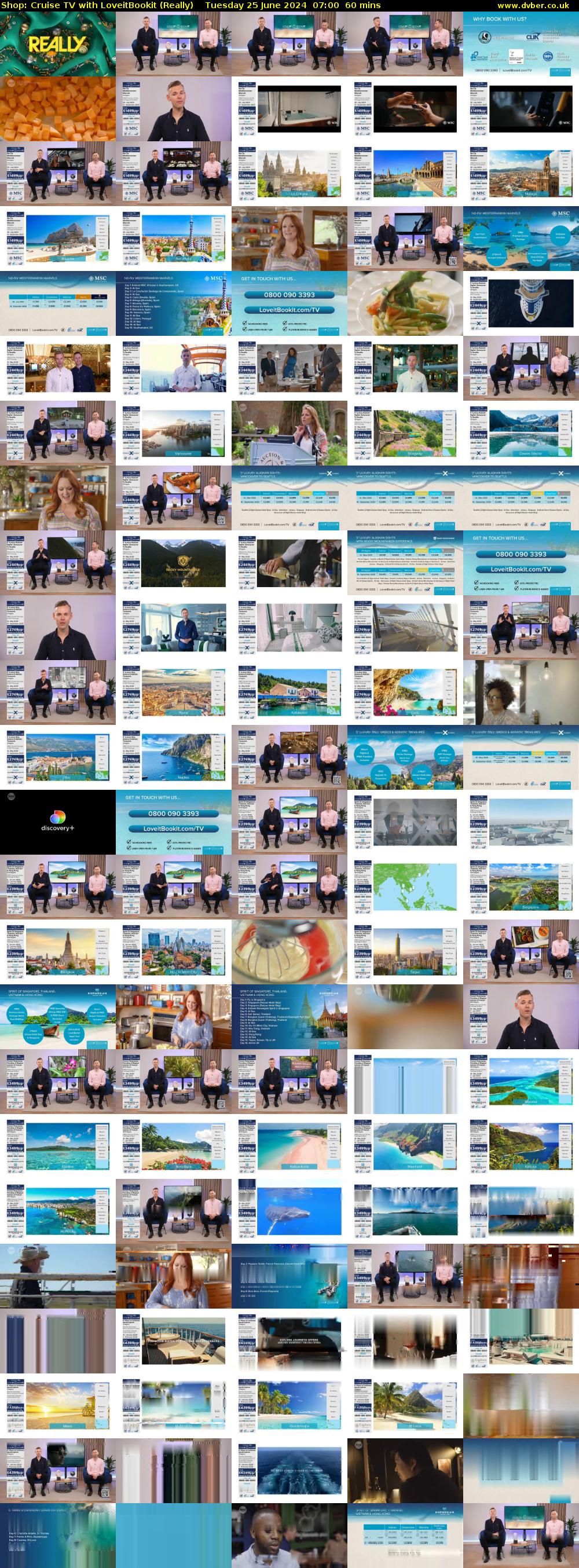 Shop: Cruise TV with LoveitBookit (Really) Tuesday 25 June 2024 07:00 - 08:00