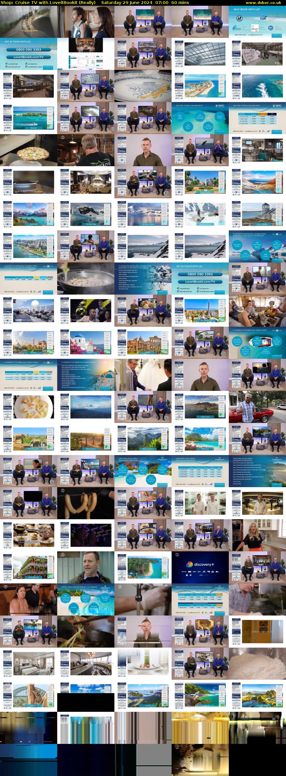Shop: Cruise TV with LoveitBookit (Really) Saturday 29 June 2024 07:00 - 08:00