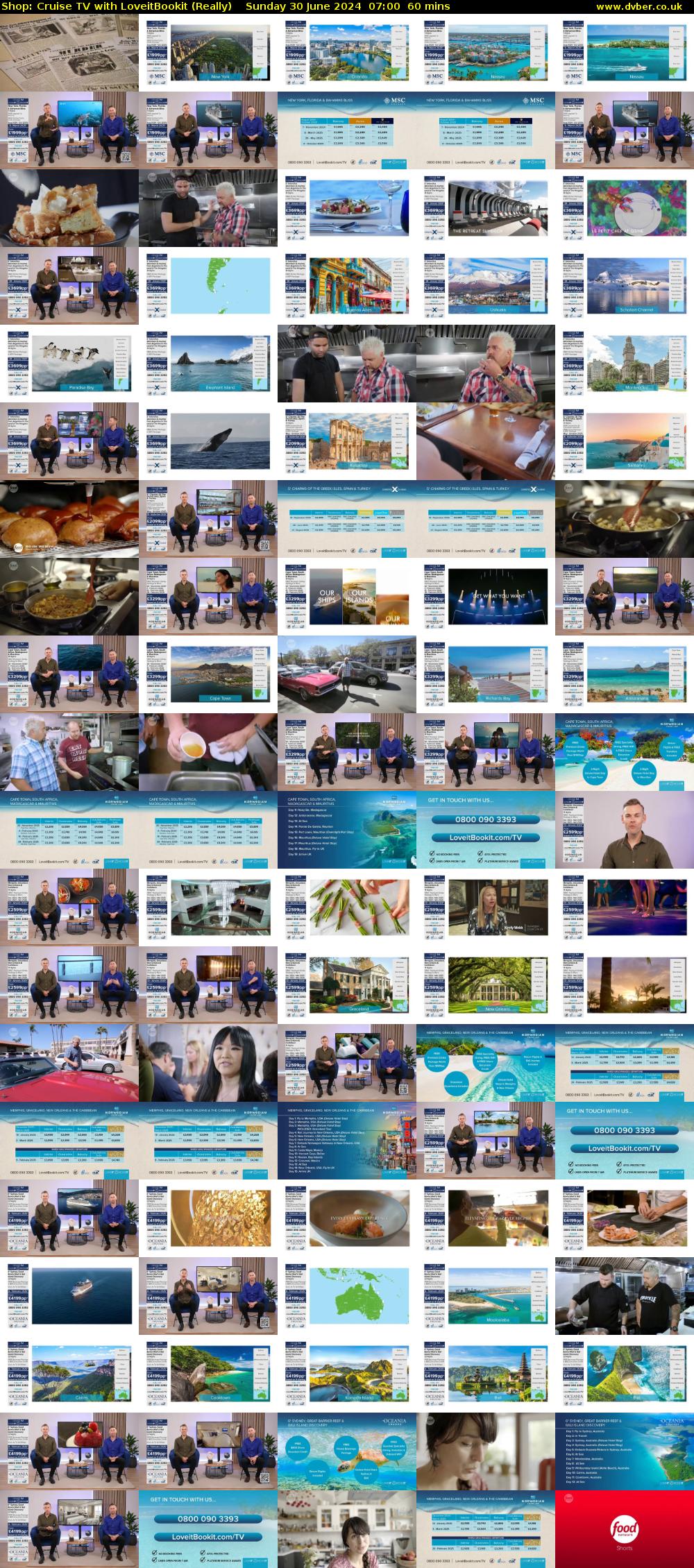Shop: Cruise TV with LoveitBookit (Really) Sunday 30 June 2024 07:00 - 08:00