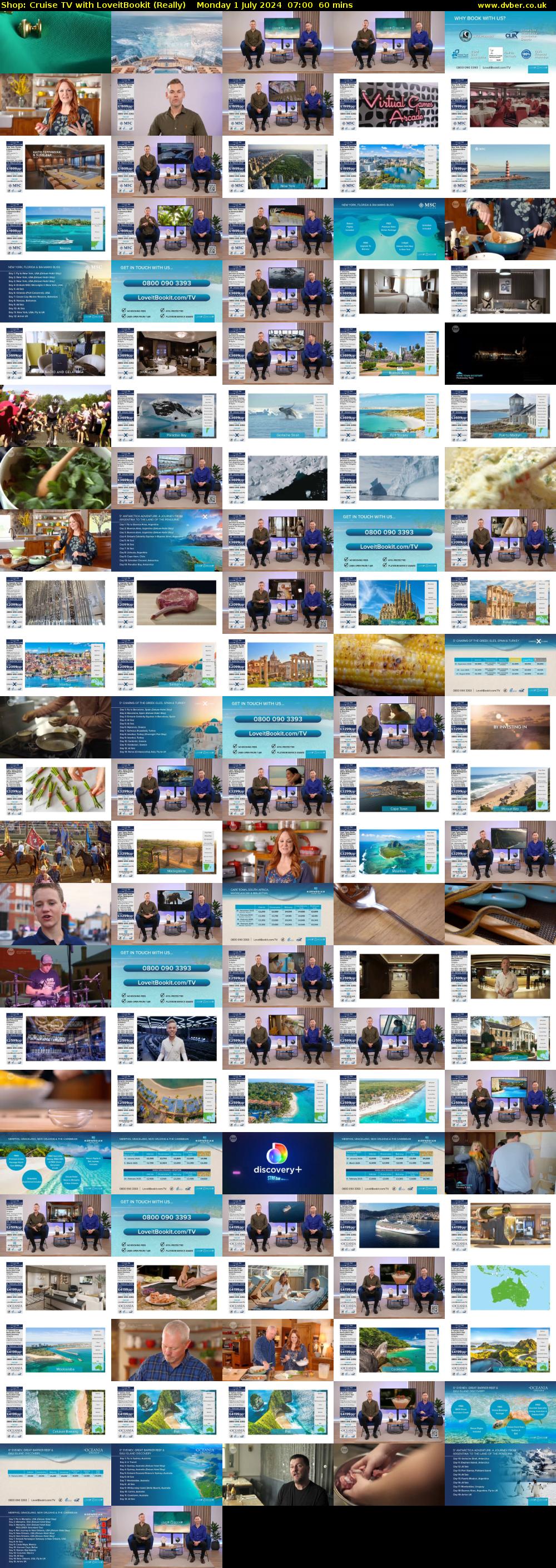 Shop: Cruise TV with LoveitBookit (Really) Monday 1 July 2024 07:00 - 08:00