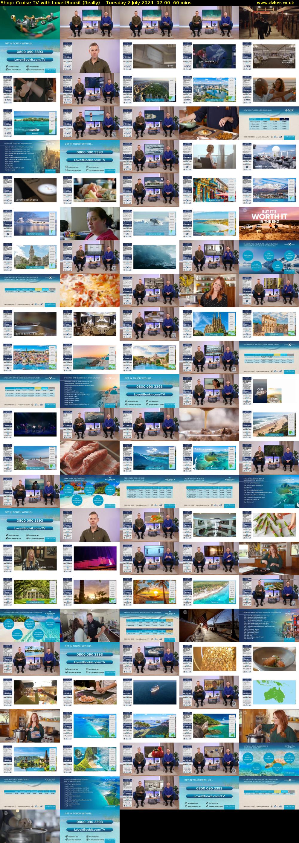 Shop: Cruise TV with LoveitBookit (Really) Tuesday 2 July 2024 07:00 - 08:00