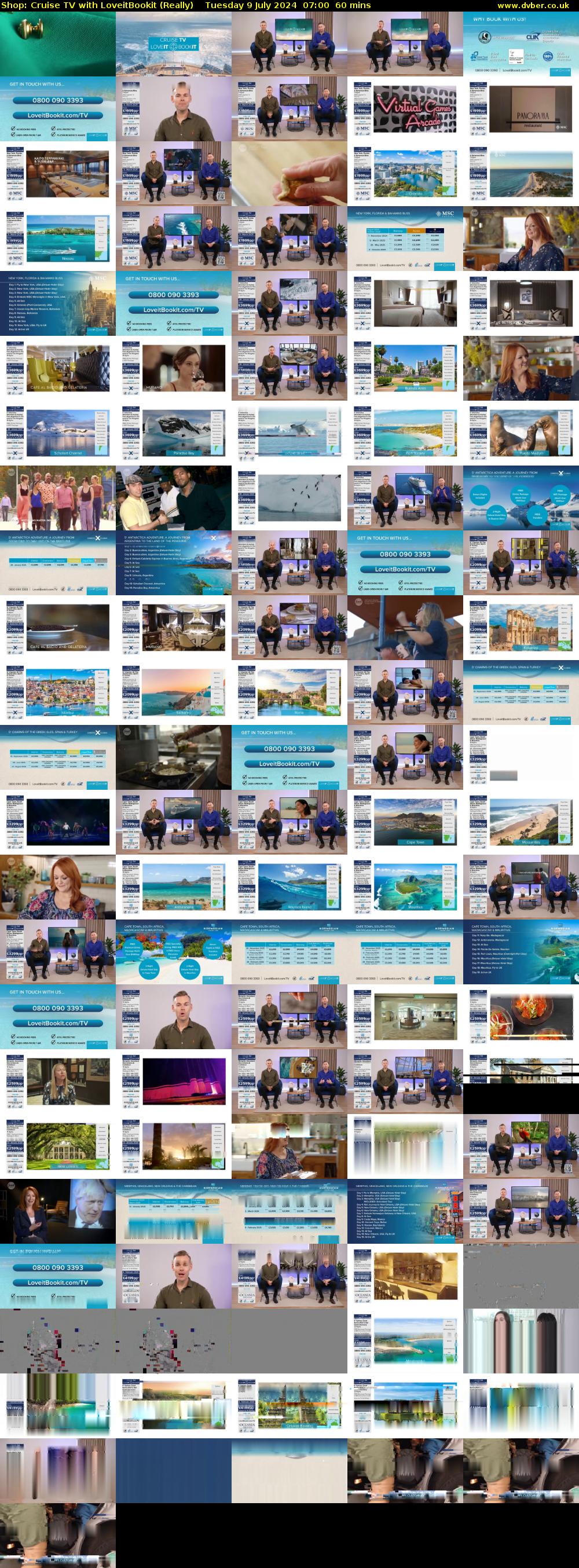 Shop: Cruise TV with LoveitBookit (Really) Tuesday 9 July 2024 07:00 - 08:00