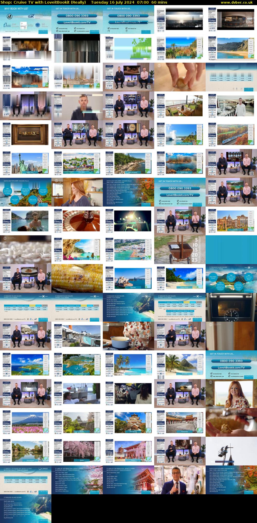 Shop: Cruise TV with LoveitBookit (Really) Tuesday 16 July 2024 07:00 - 08:00