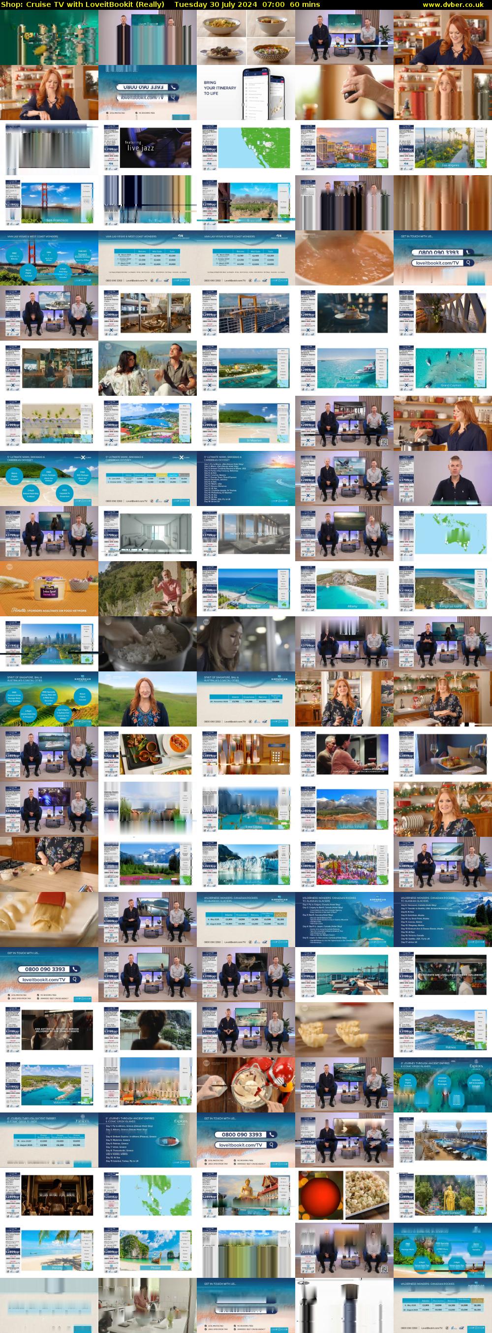 Shop: Cruise TV with LoveitBookit (Really) Tuesday 30 July 2024 07:00 - 08:00