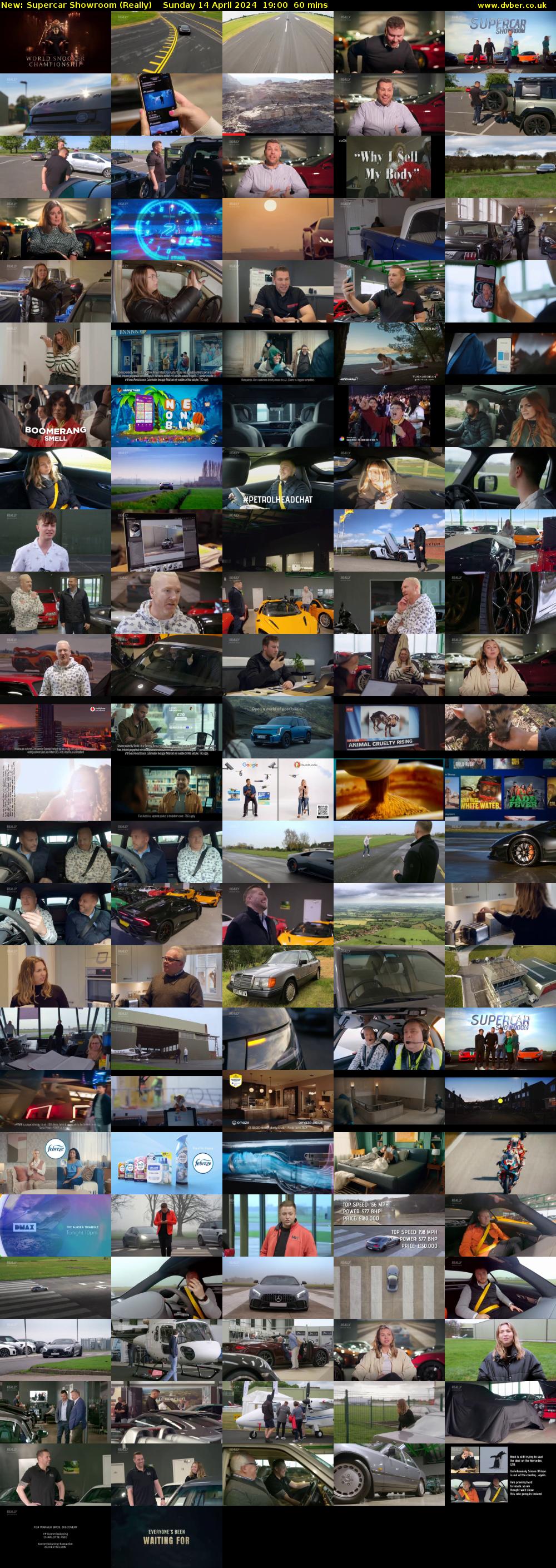 Supercar Showroom (Really) Sunday 14 April 2024 19:00 - 20:00