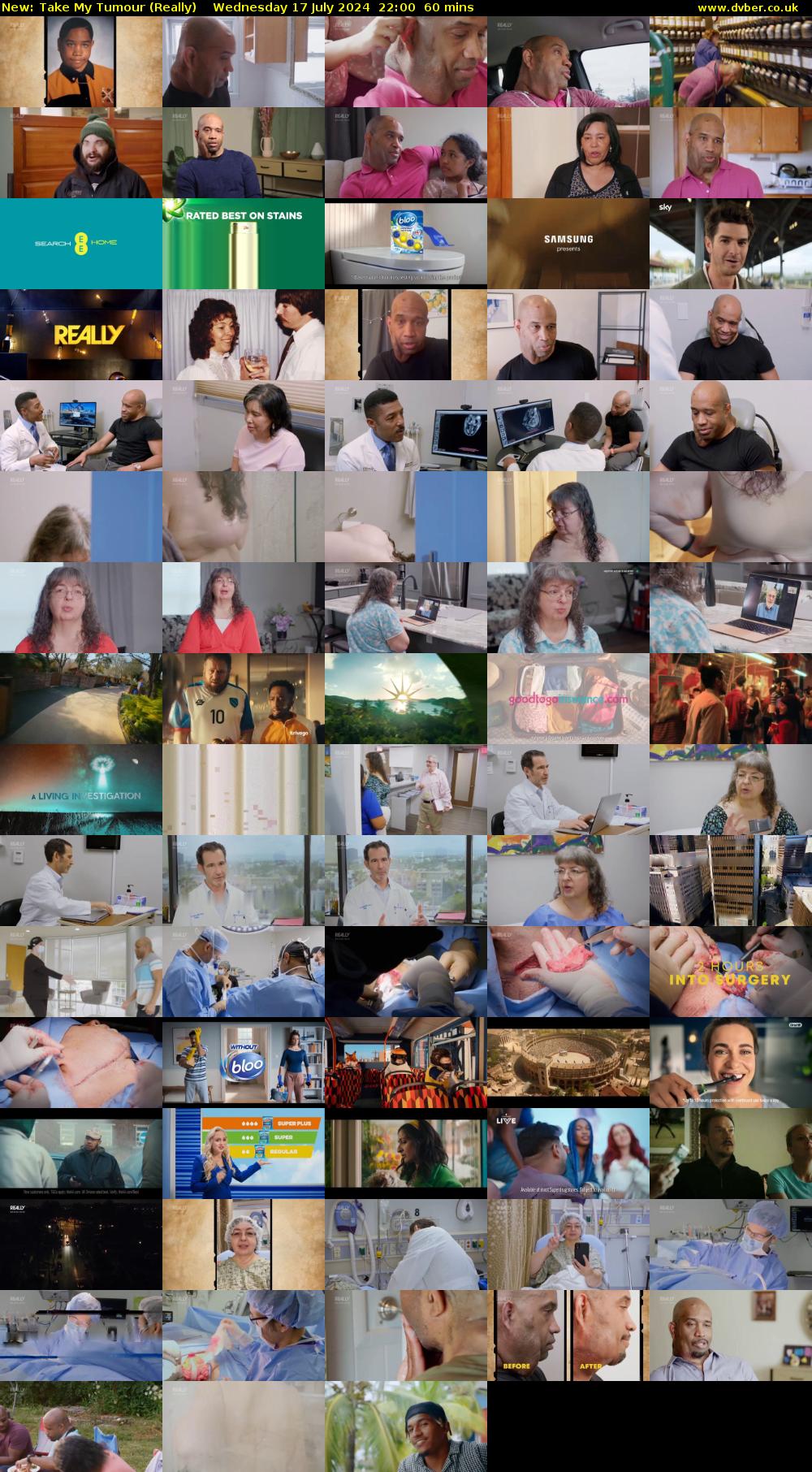 Take My Tumour (Really) Wednesday 17 July 2024 22:00 - 23:00