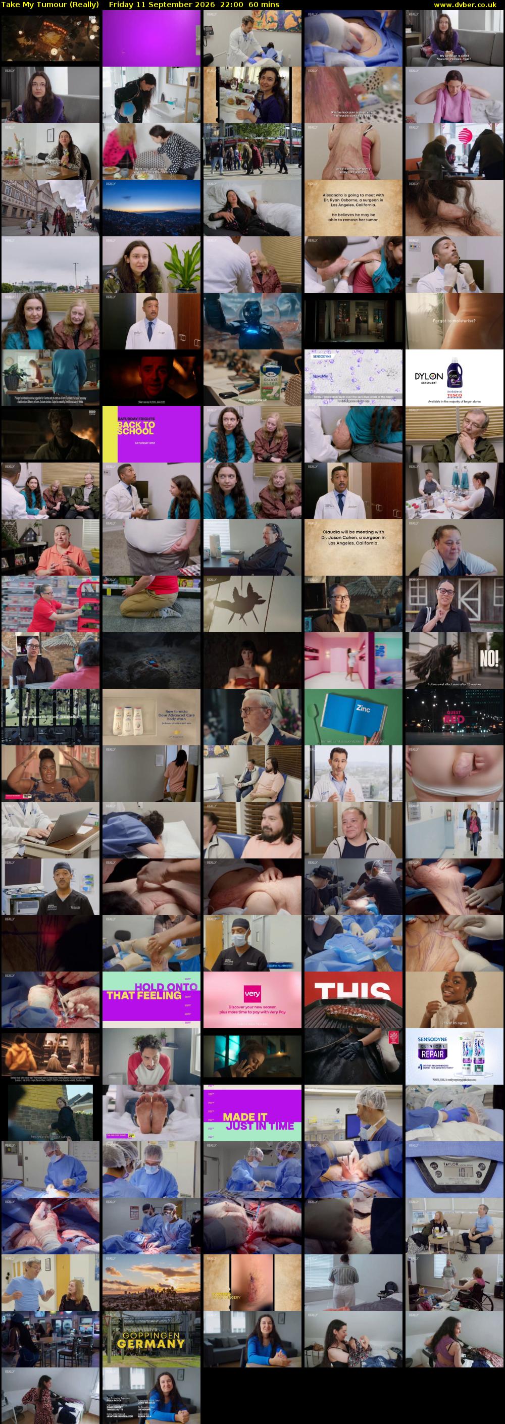 Take My Tumour (Really) Friday 11 September 2026 22:00 - 23:00