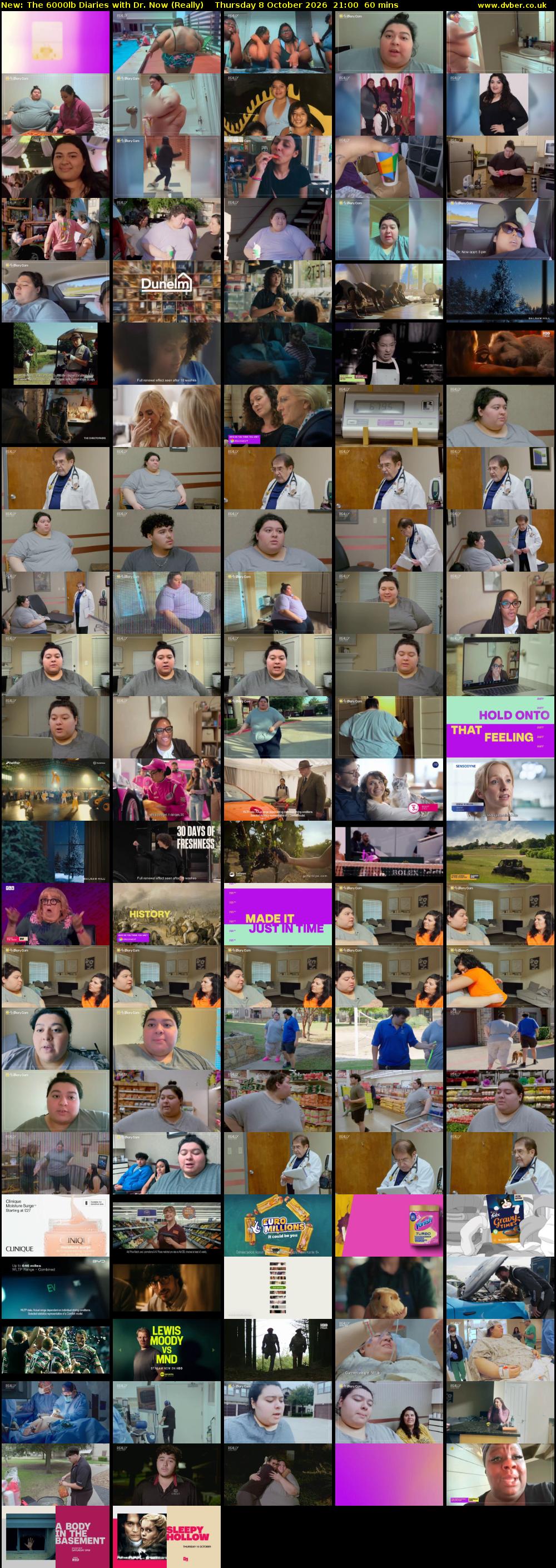 The 6000lb Diaries with Dr. Now (Really) Thursday 8 October 2026 21:00 - 22:00