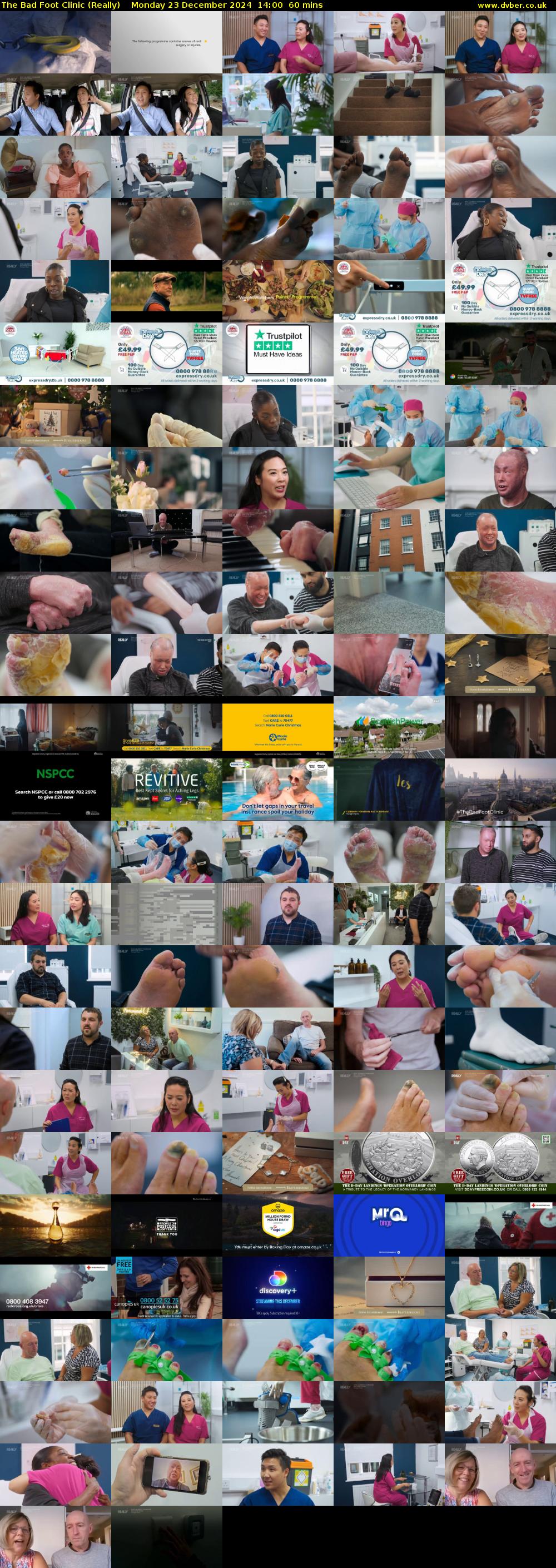 The Bad Foot Clinic (Really) Monday 23 December 2024 14:00 - 15:00