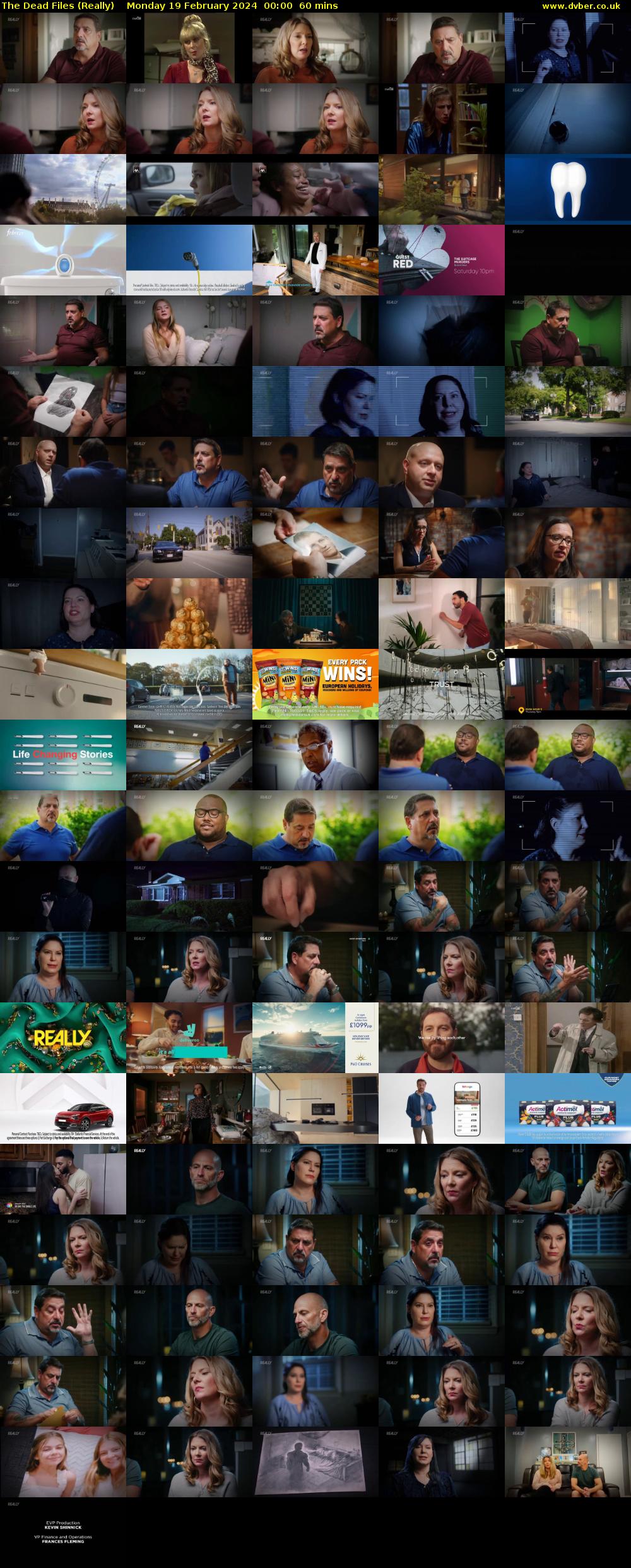 The Dead Files (Really) Monday 19 February 2024 00:00 - 01:00