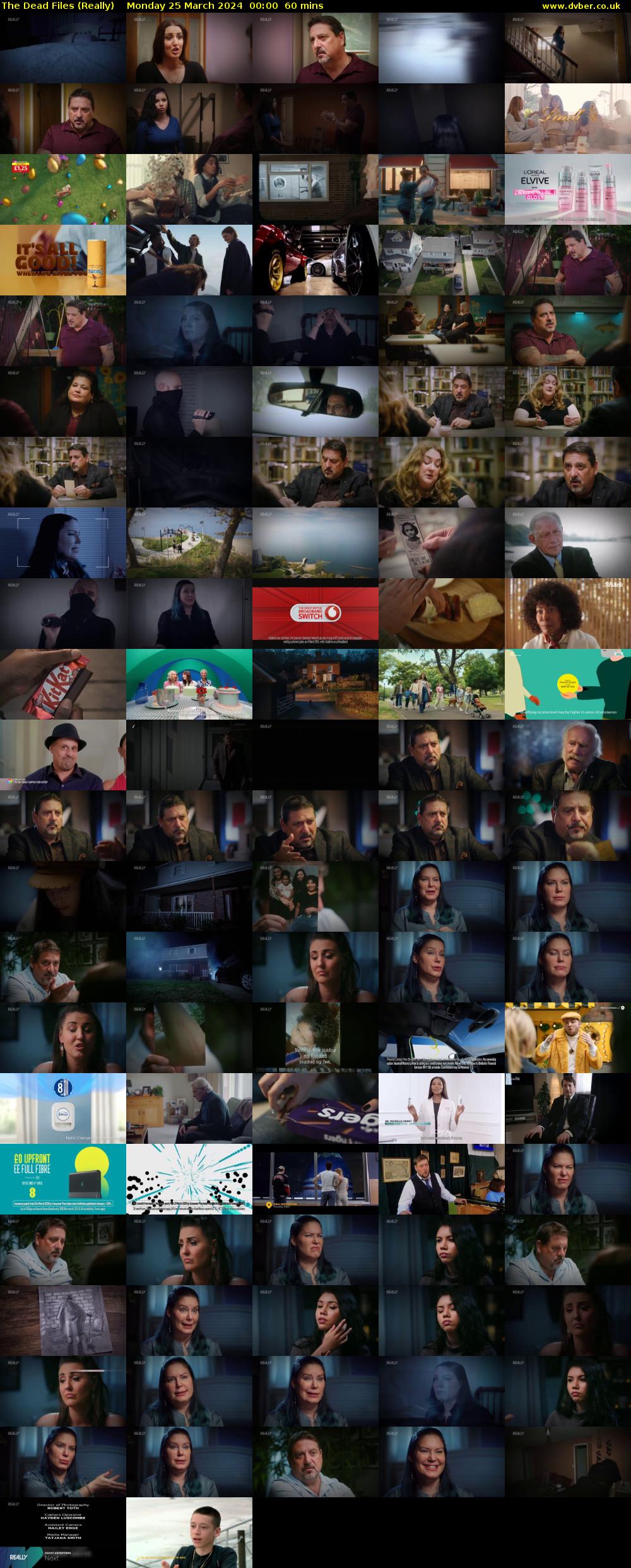 The Dead Files (Really) Monday 25 March 2024 00:00 - 01:00