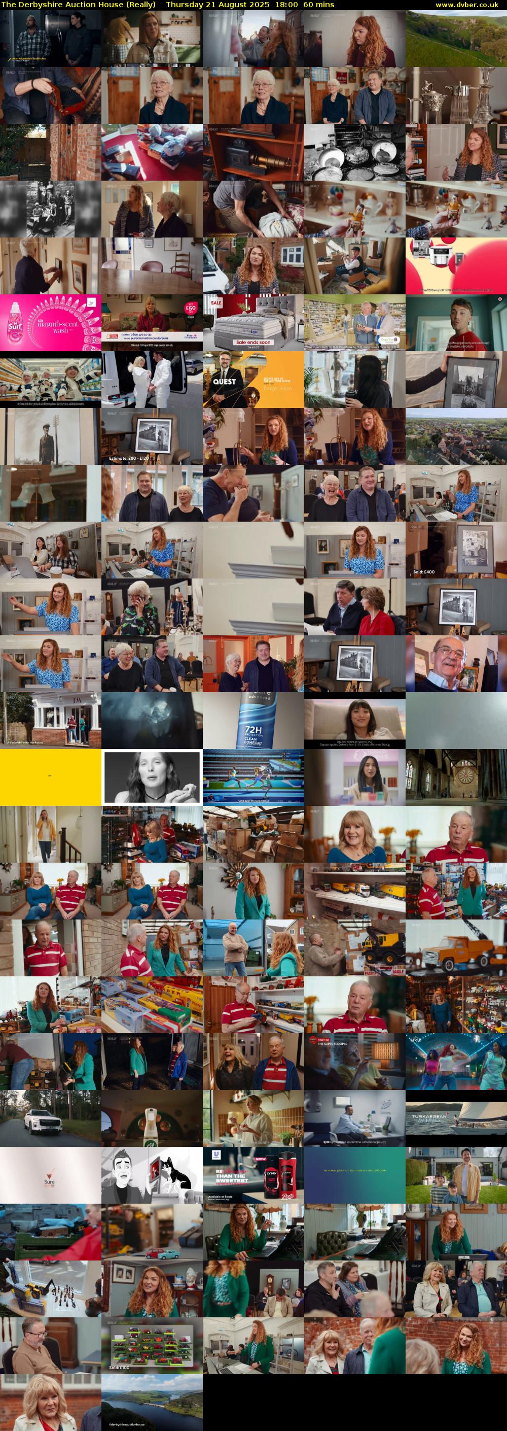 The Derbyshire Auction House (Really) Thursday 21 August 2025 18:00 - 19:00