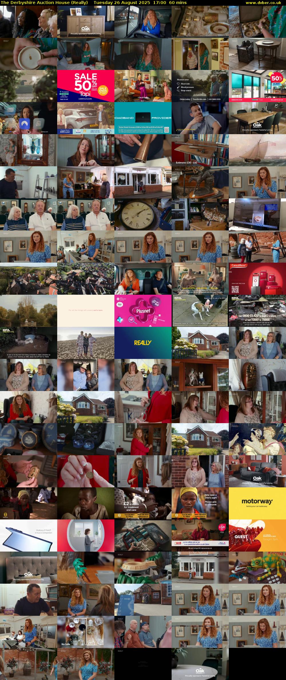 The Derbyshire Auction House (Really) Tuesday 26 August 2025 17:00 - 18:00