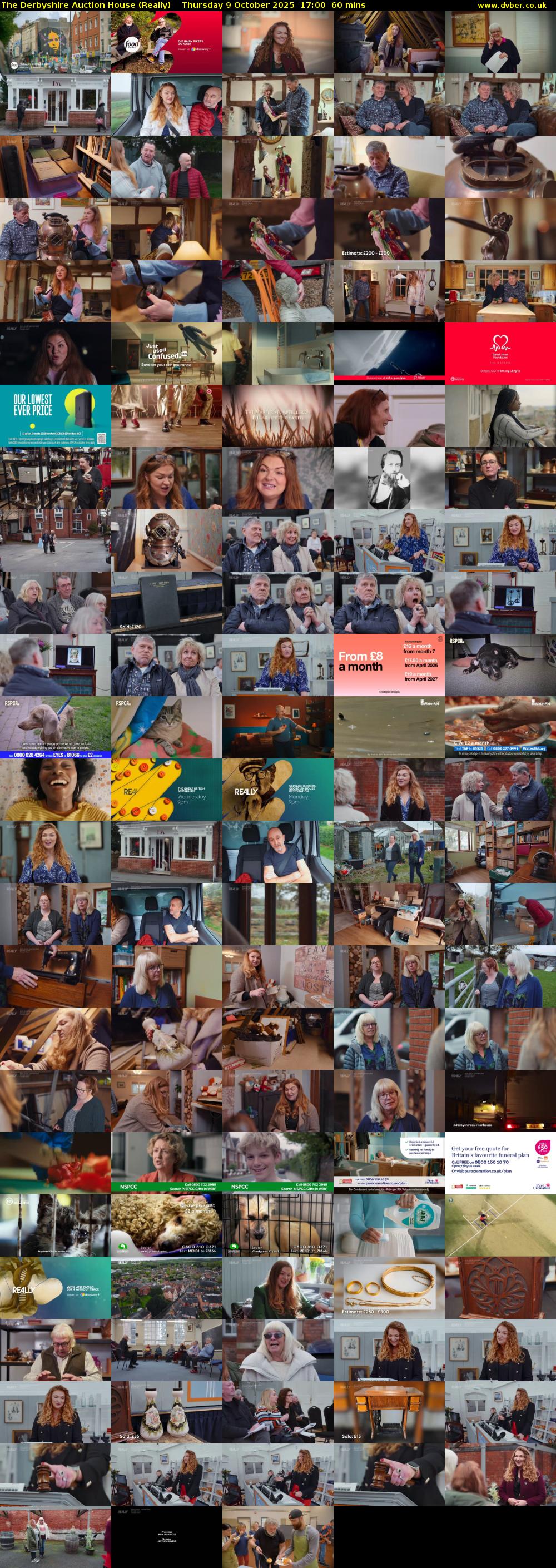 The Derbyshire Auction House (Really) Thursday 9 October 2025 17:00 - 18:00