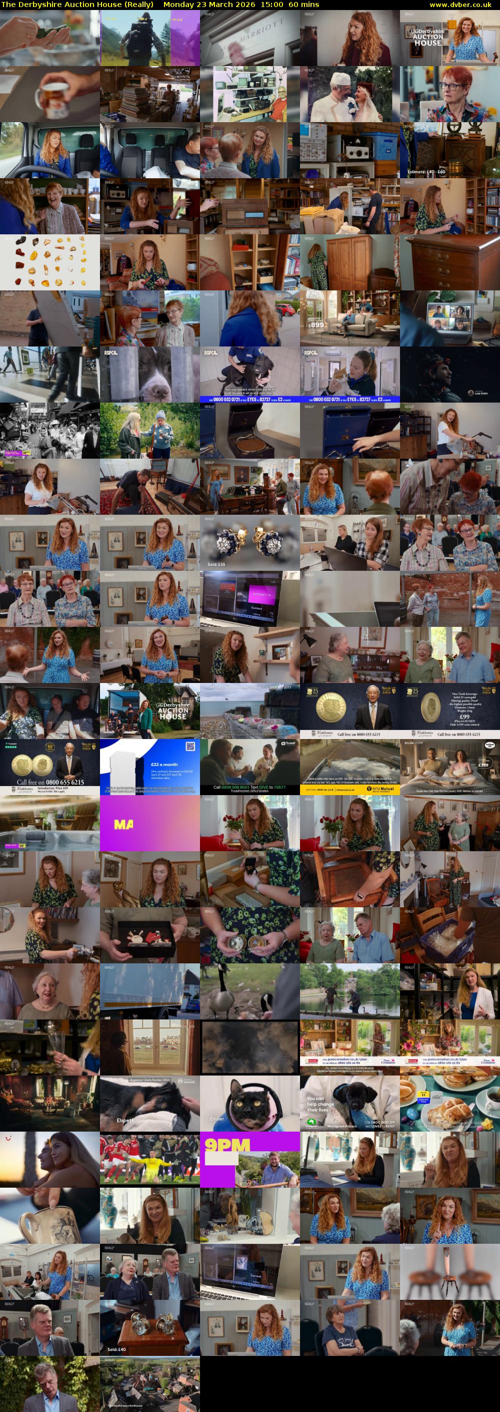 The Derbyshire Auction House (Really) Monday 23 March 2026 15:00 - 16:00